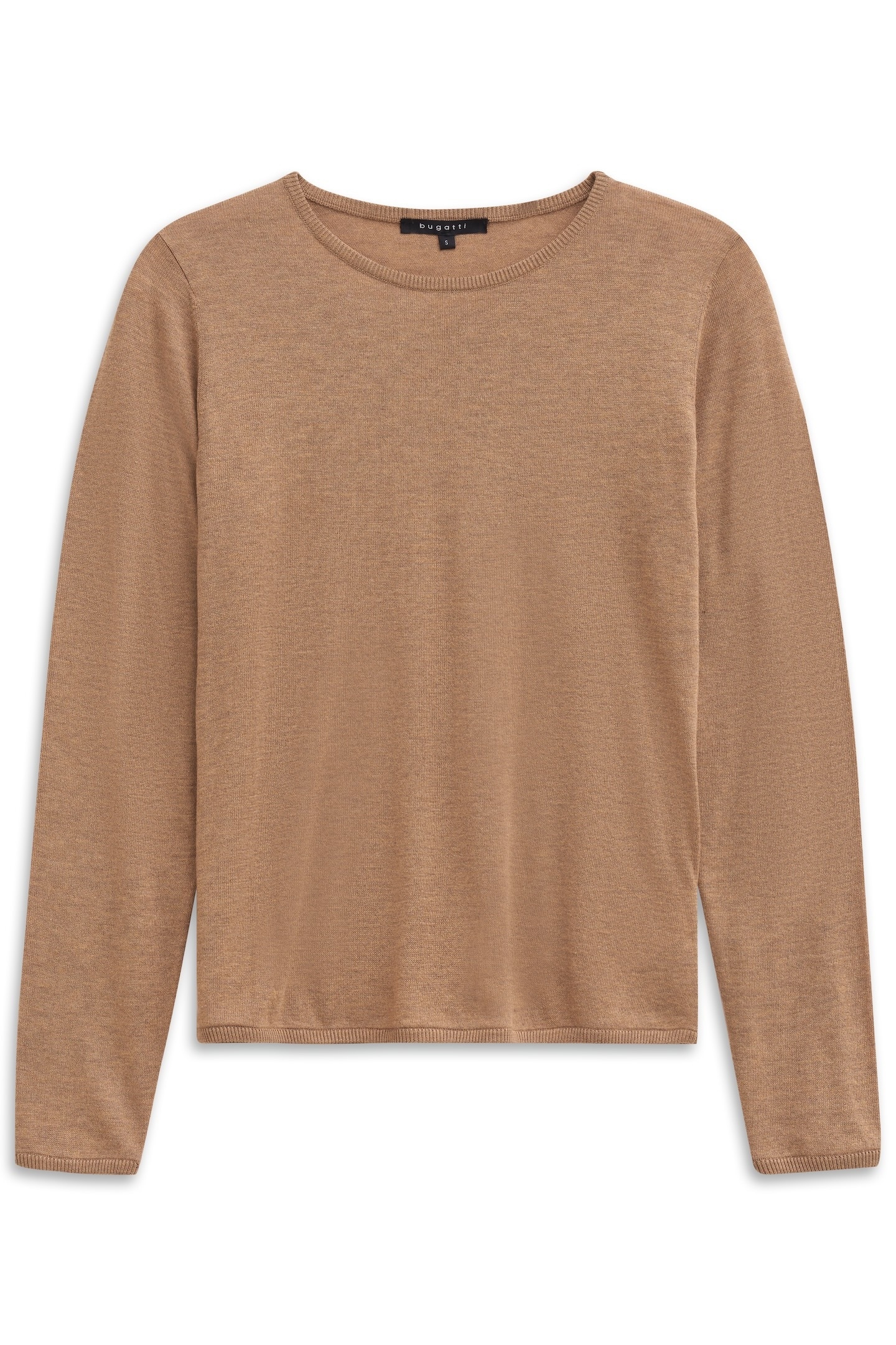 bugatti Pull à col rond »weich & elegant«, aus einem Kaschmir-Mix
