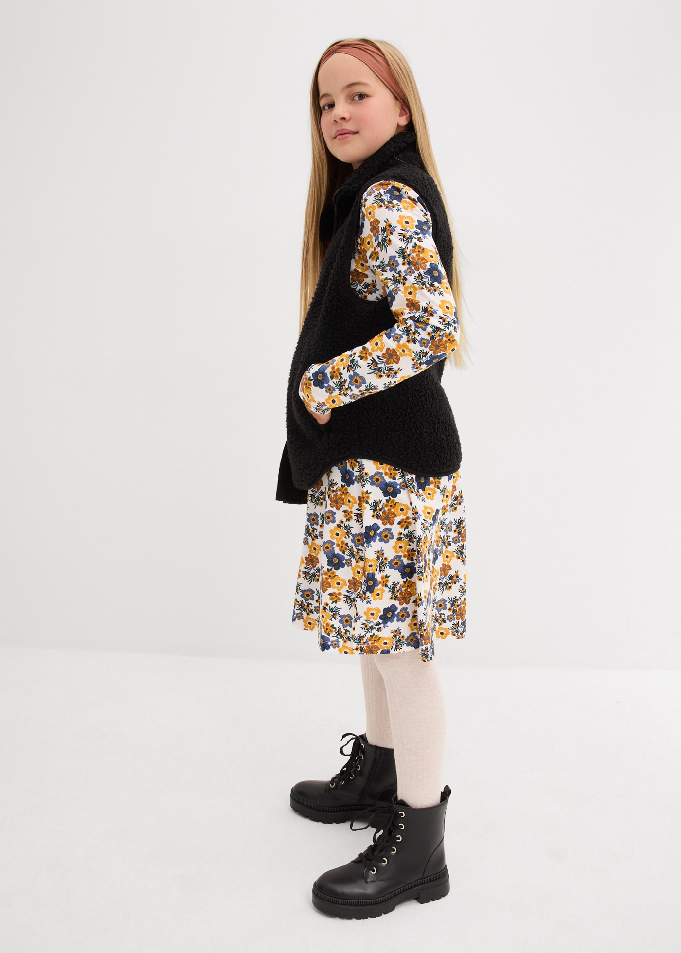 bonprix Jerseykleid »Jerseykleid (2er Pack) aus reiner Baumwolle« Packung, 2, 2 Stk. tlg. Jerseykleid (2er Pack) aus reiner Baumwolle