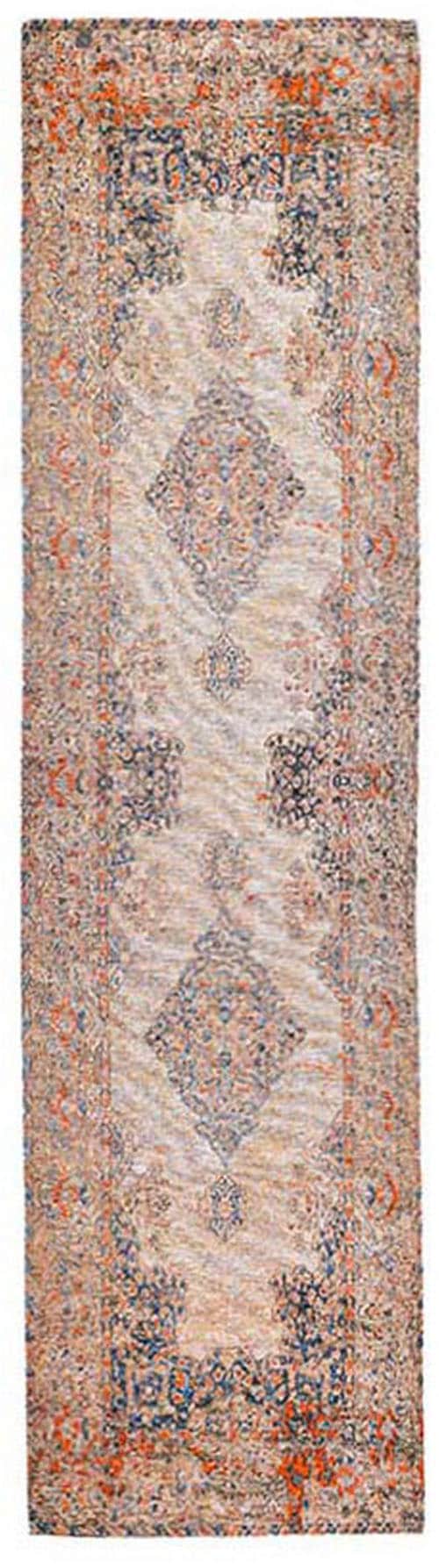 TOM TAILOR HOME Teppich »Funky Orient Kirman«, rechteckig, 5 mm Höhe, Kurzflor, Orient-Optik, Vintage Design, auch als Läufer