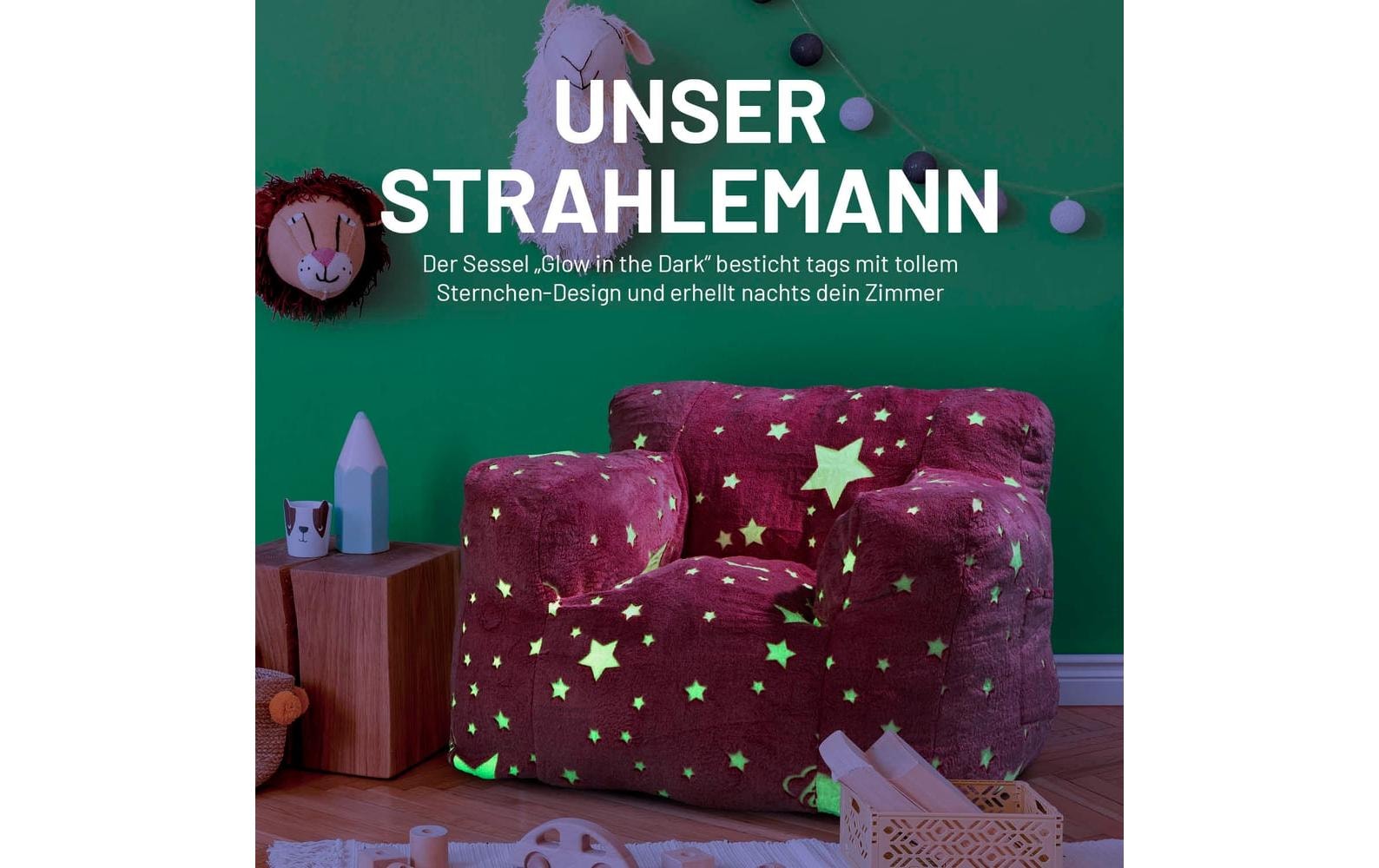 Lumaland Sessel »Glow in the Dark«