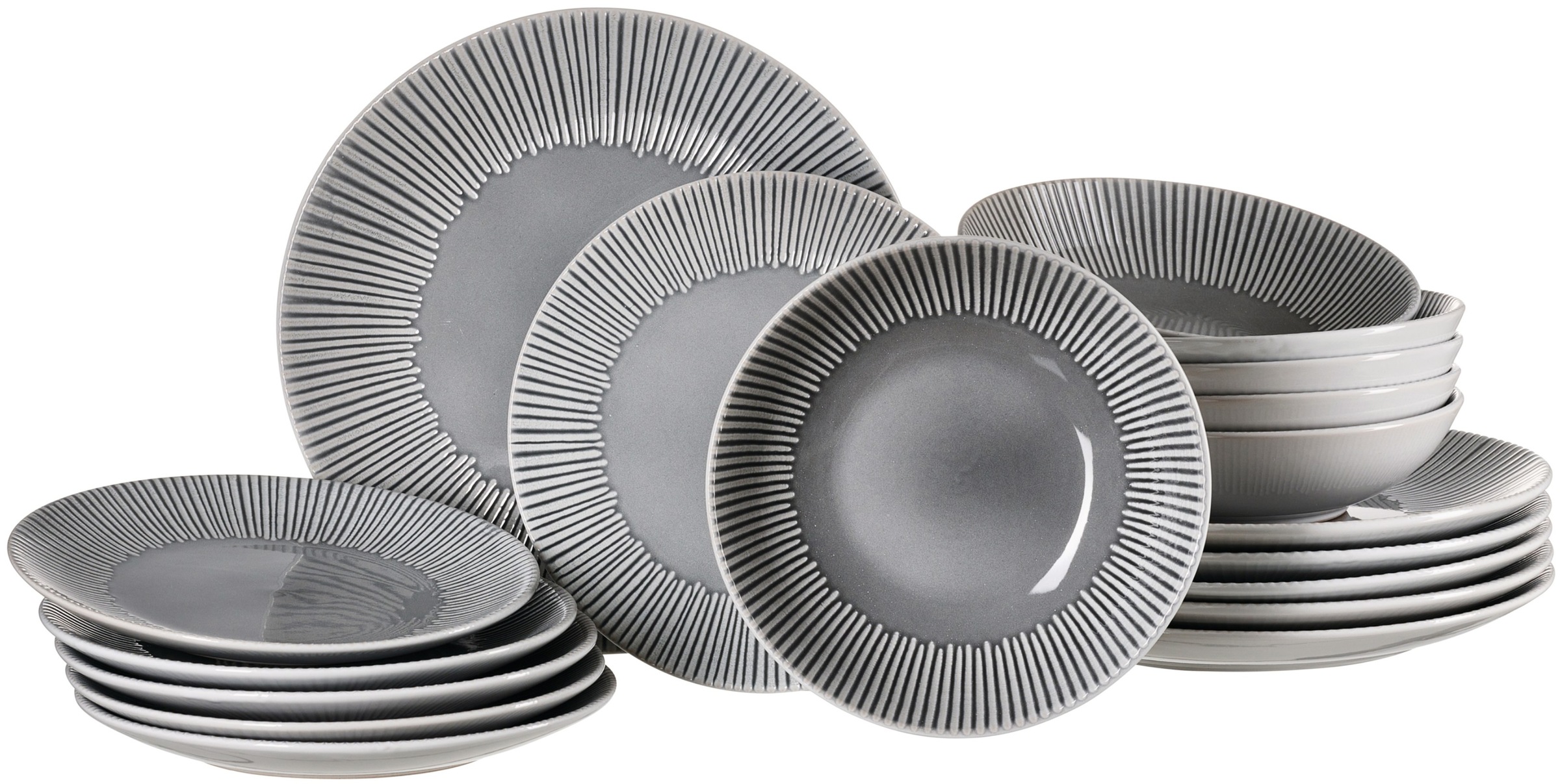 Image of Ritzenhoff & Breker Tafelservice "Banda" Teller Set, aus Steingut für 6 Personen
