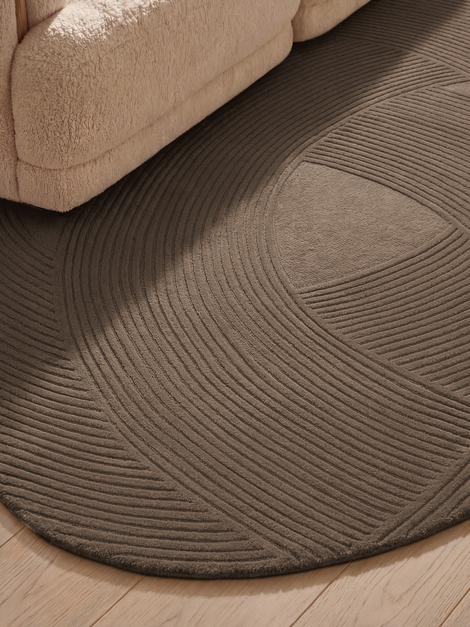 Ted Baker Tapis en laine »Wollteppich Victoria« Rectangulaire 18 mm Höhe tapis naturel laine, design relief, salon, chambre