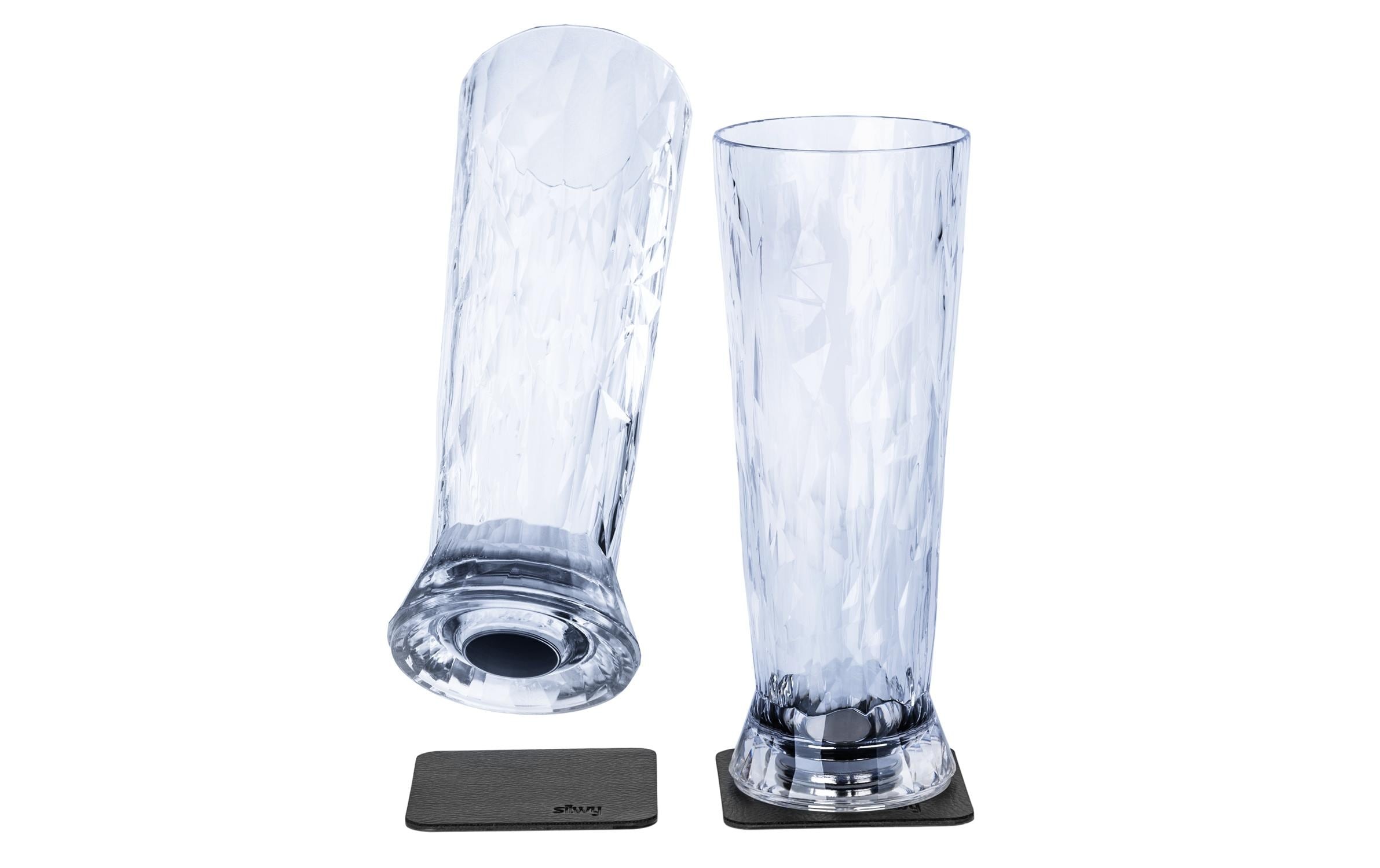 Image of silwy MAGNETIC SYSTEM Bierglas "Hightech-Kunststoff 2er"