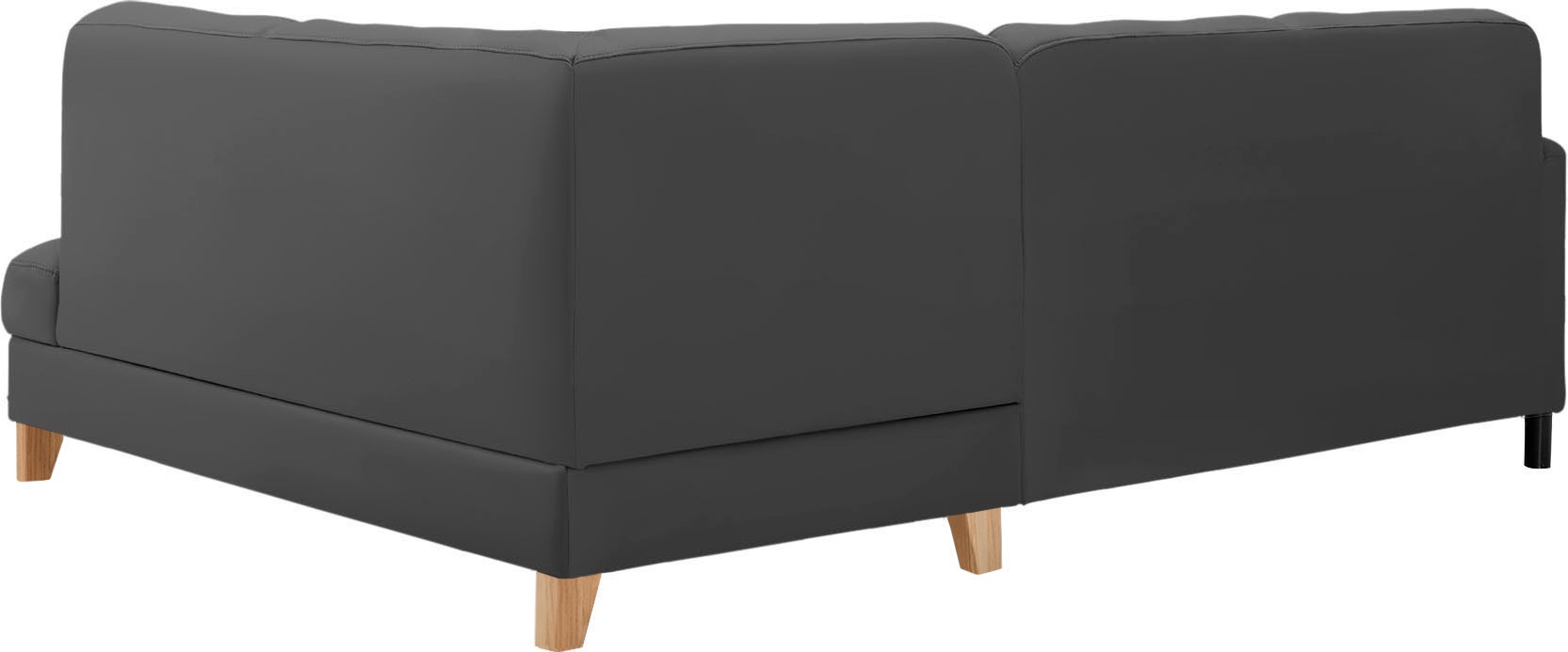 exxpo - sofa fashion Ecksofa »Elio, kompakt und komfortabel, bequem, zeitloses Design, L-Form«, wahlweise mit Bettfunktion und Bettkasten
