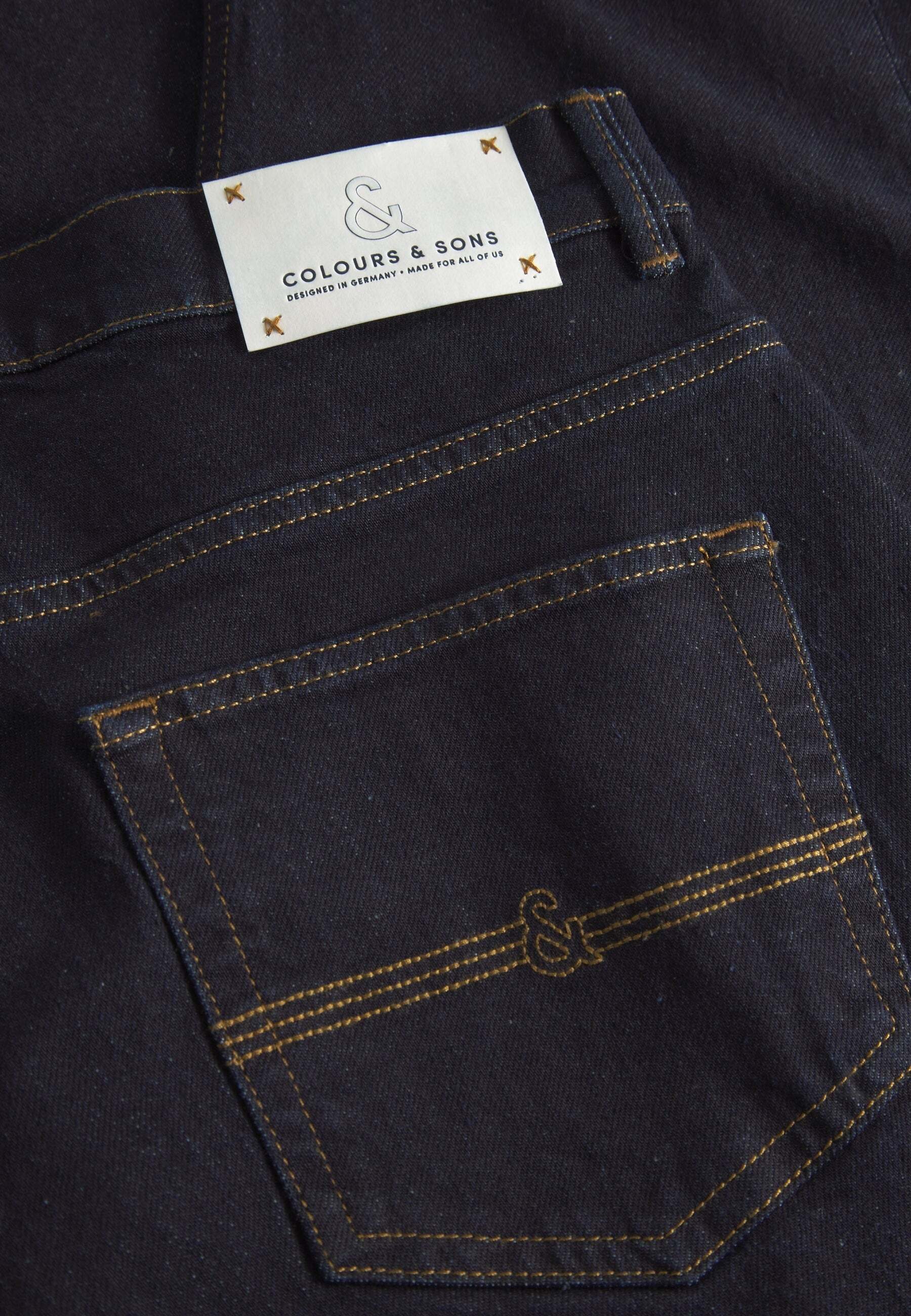 colours & sons Jeans taille basse »colours & sons Jeans Denim Cropped«