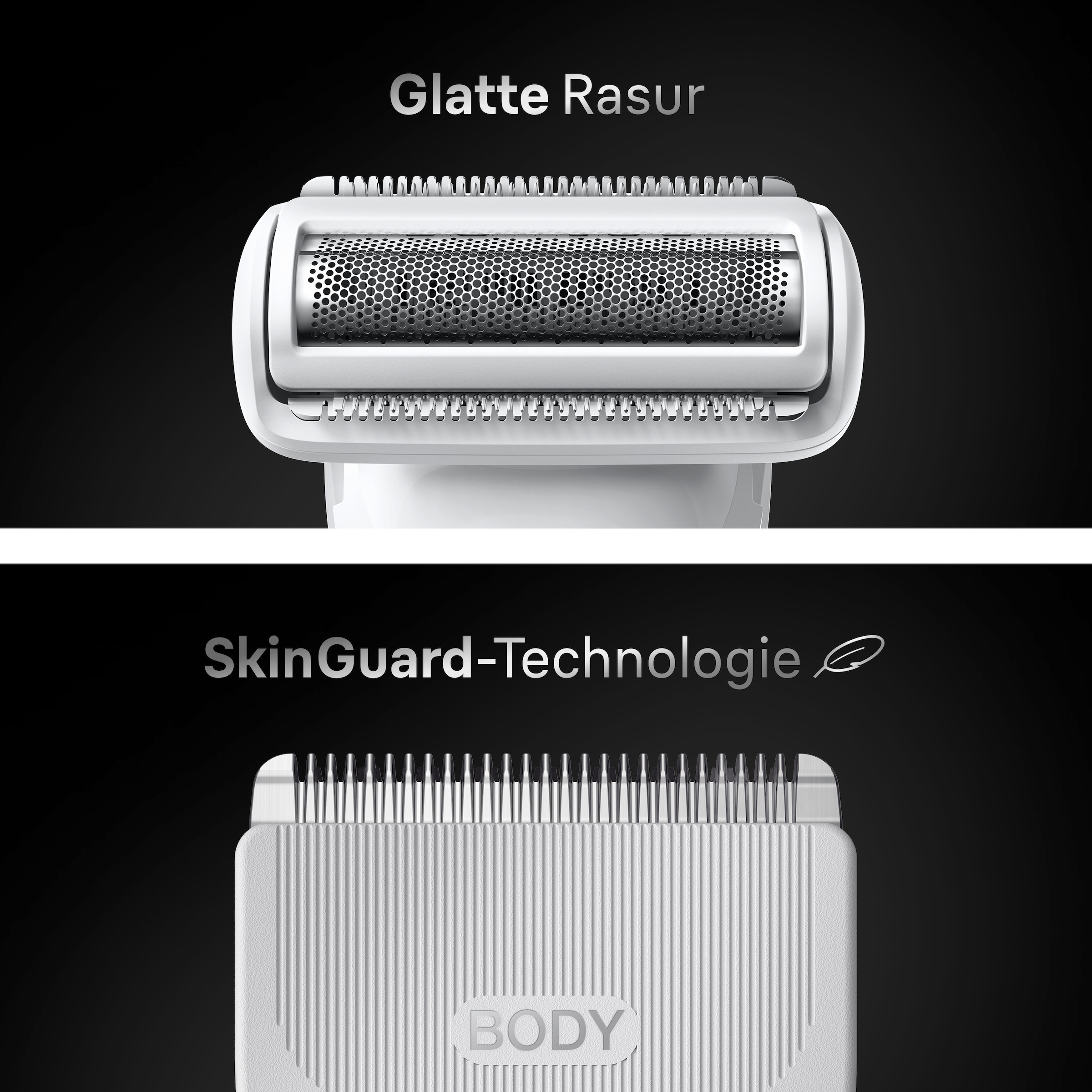 Braun Tondeuse à cheveux »Body Groomer BG7550« avec Smartlight & SkinGuard, 100 min batterie, étanche