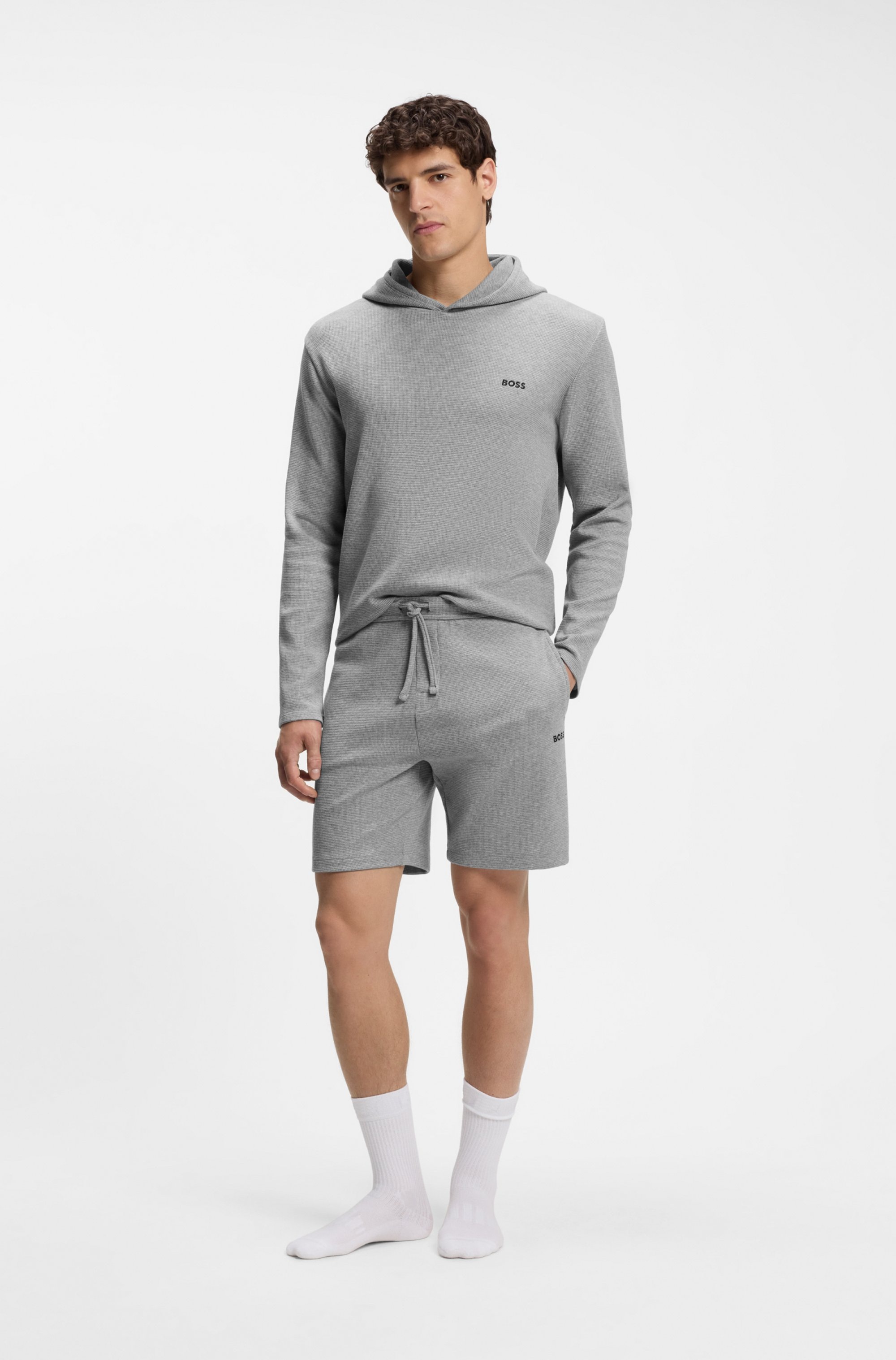 BOSS Shorts de pyjama »Waffle Shorts«