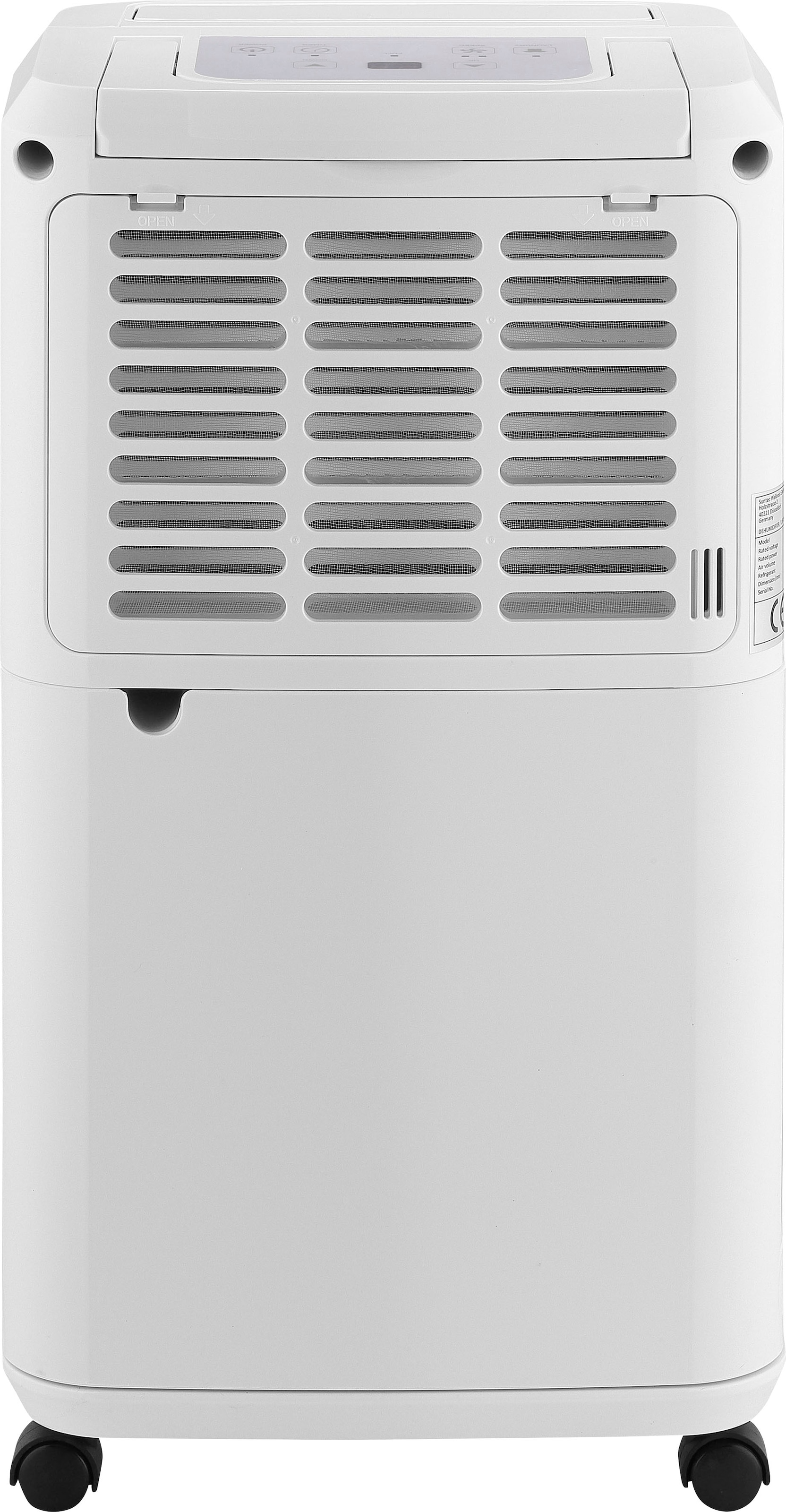 Sonnenkönig Luftentfeuchter »Secco 2000, Leistung 380W, 24h Timer, sehr leise, Feuchtigkeitssensor,«, 5L Wassertank, Wasserstand Indikator, 20L/24h