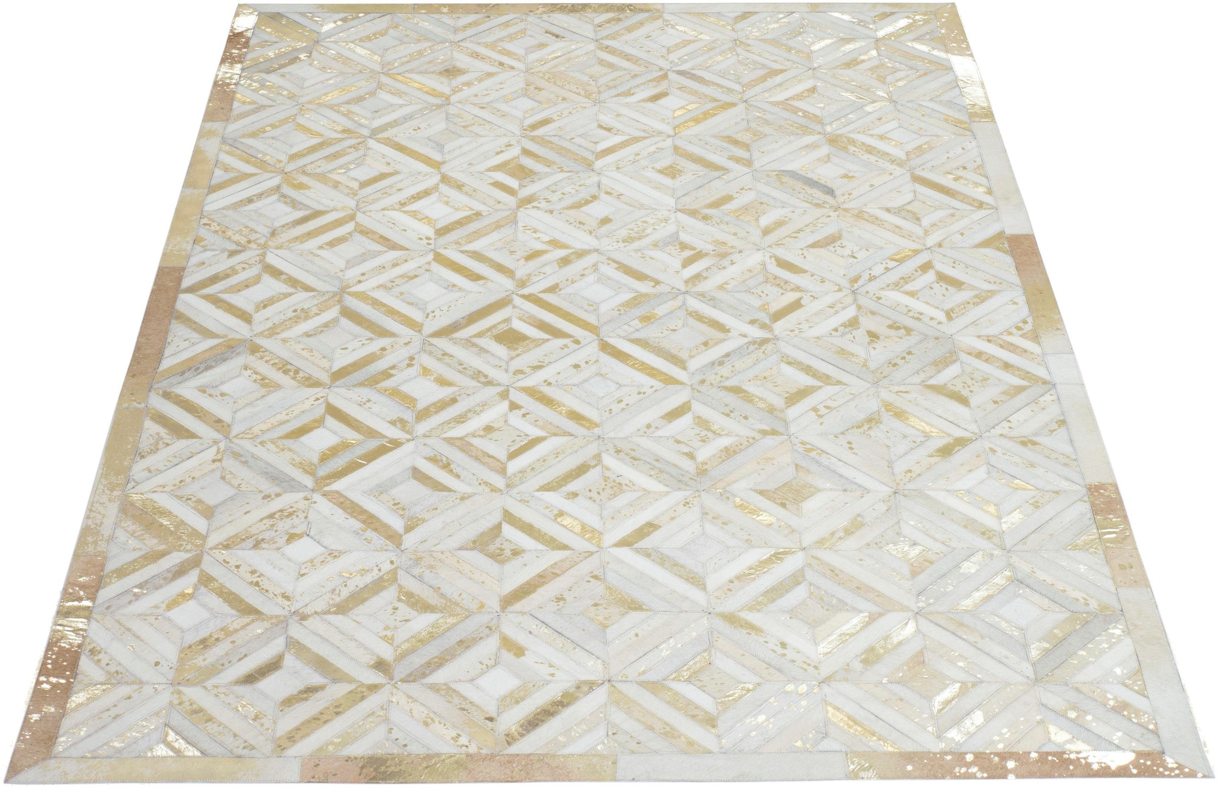 Image of Leonique Lederteppich »Faris«, rechteckig, 8 mm Höhe, echtes Leder, robuster Teppich, ideale Teppiche für Wohnzimmer, Schlafzimmer, Arbeitszimmer bei Ackermann Versand Schweiz