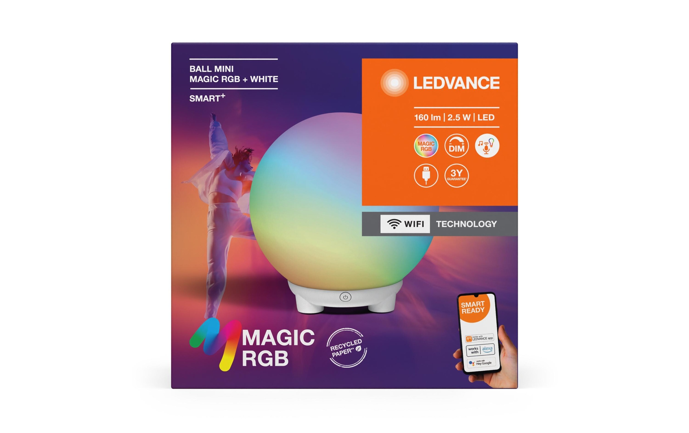 Tischleuchte »Ledvance MAGIC RGB Mini RGBW USB«