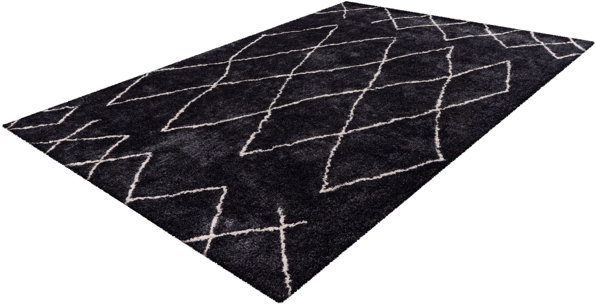 calo-deluxe Hochflor-Teppich »Elvar-4000«, rechteckig, 27 mm Höhe, besonders weich durch Microfaser, Wohnzimmer