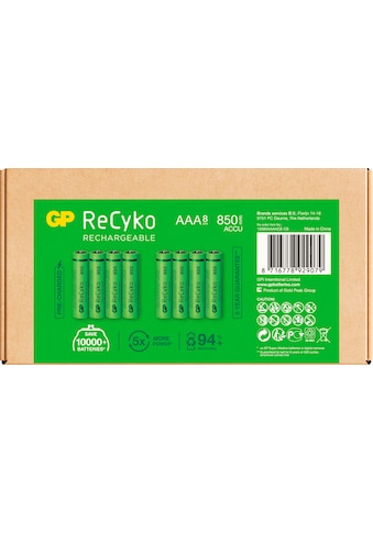 GP Batteries Akku »8 Stck AAA wiederaufladbare Batterien, Akku NiMH 850 mAh ReCyko«,... kaufen
