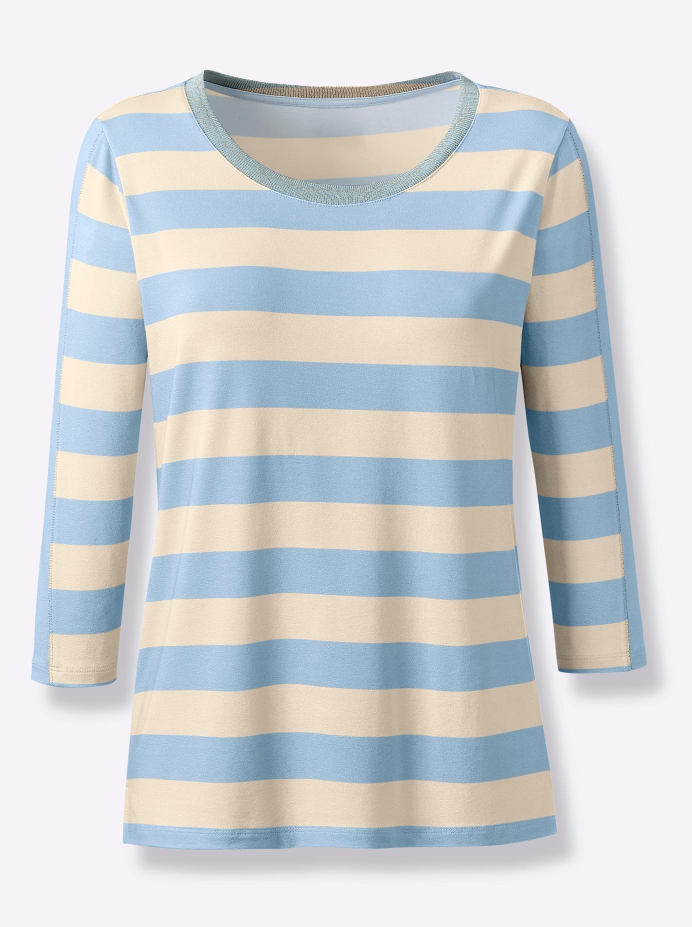 heine 3/4-Arm-Shirt »Druck-Shirt«, (1 tlg.)
