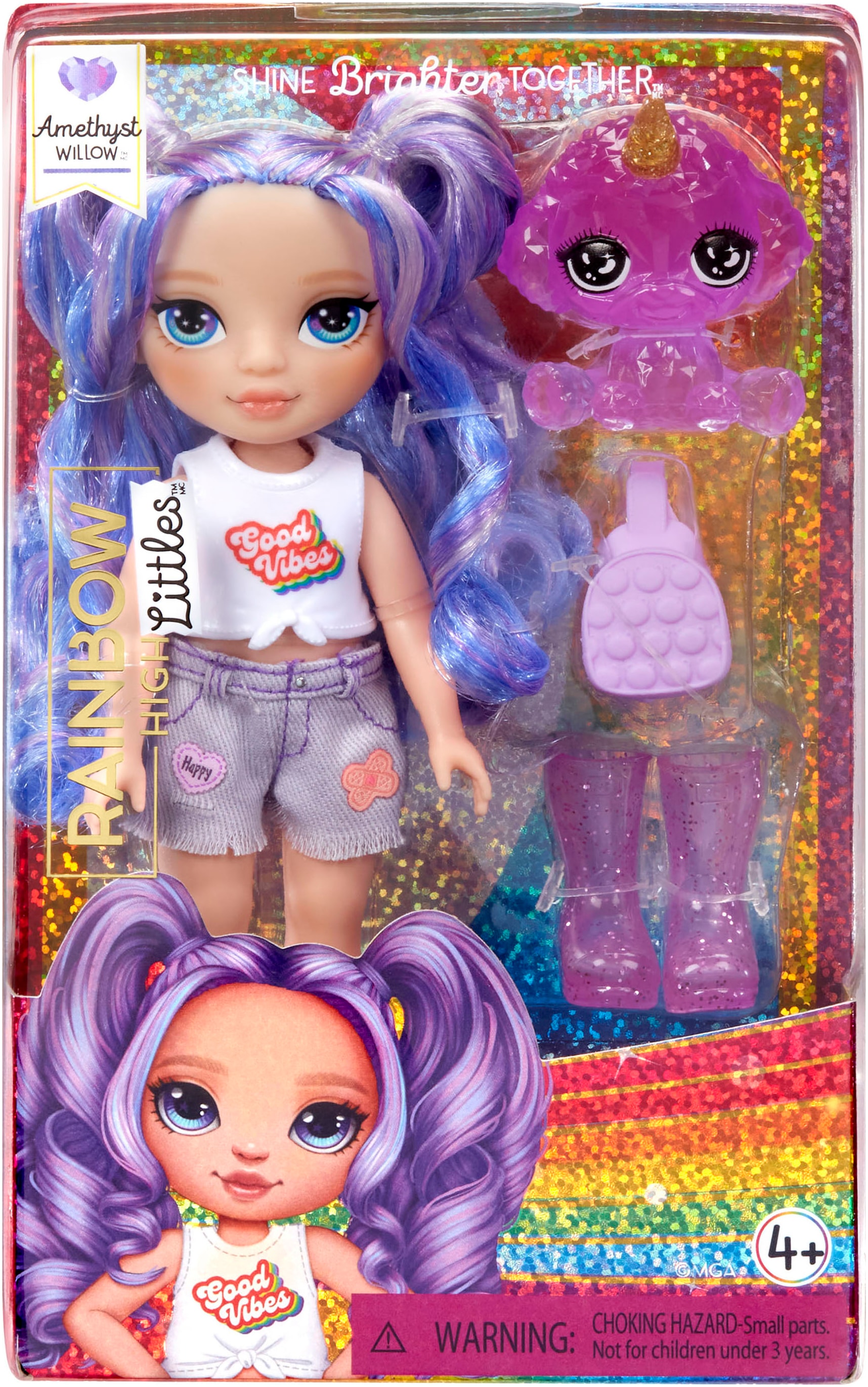 RAINBOW HIGH Poupée à habiller »Rainbow High Littles Dolls - Amethyst (Purple)«