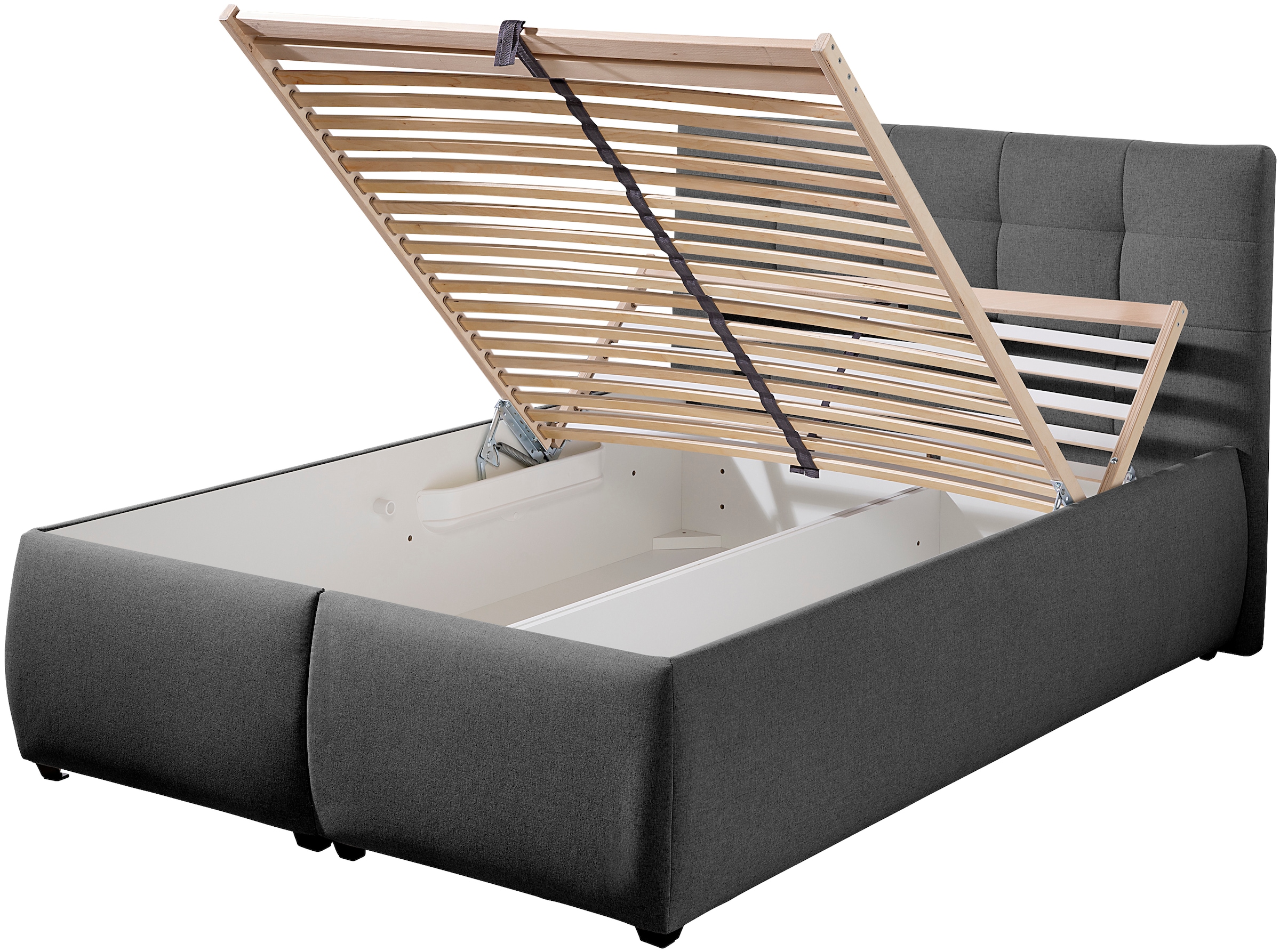 Maintal Lit rembourré »Felsental« inklusive Bettkasten, in H2, H3 & H4 erhältlich