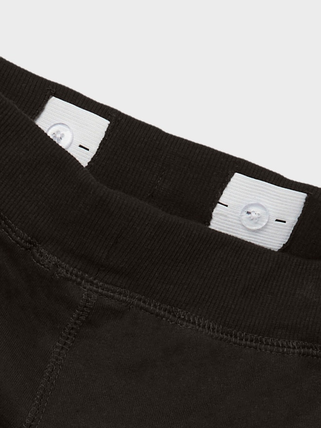 Name It Pantalon sweat »NKMSWEAT – Jogger mit verstellbarem Bund und Rippbündchen«  uni, décontracté, coupe régulière, sweat gratté
