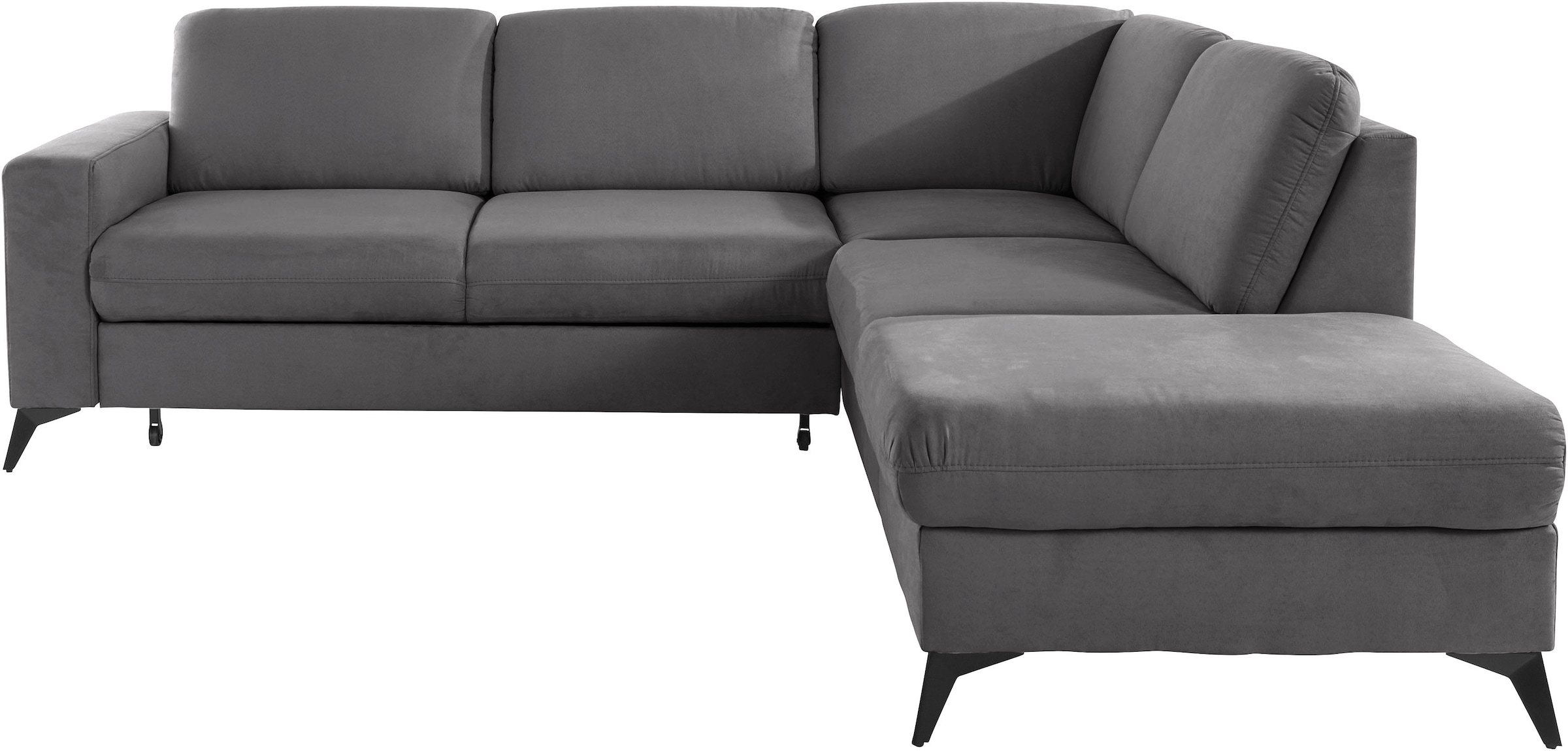 Image of Home affaire Ecksofa "Lolland L-Form" Wahlweise mit Schlaffunktion und Stauraum, auch mit abwischbarem Bezug