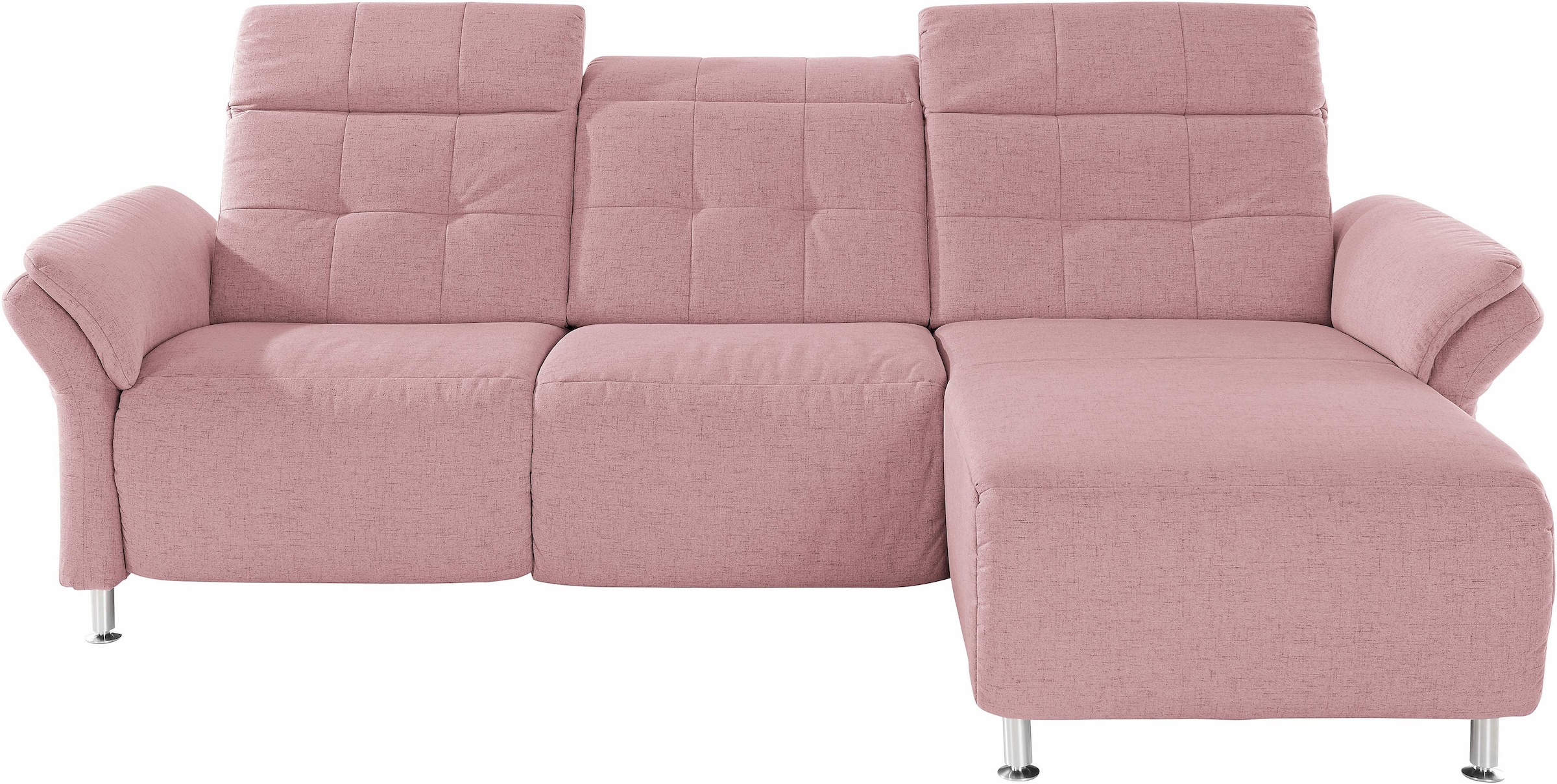 Places of Style Ecksofa »Manhattan L-Form«, 2 Sitze mit elektrischer Relaxfunktion, verstellbare Armlehnen
