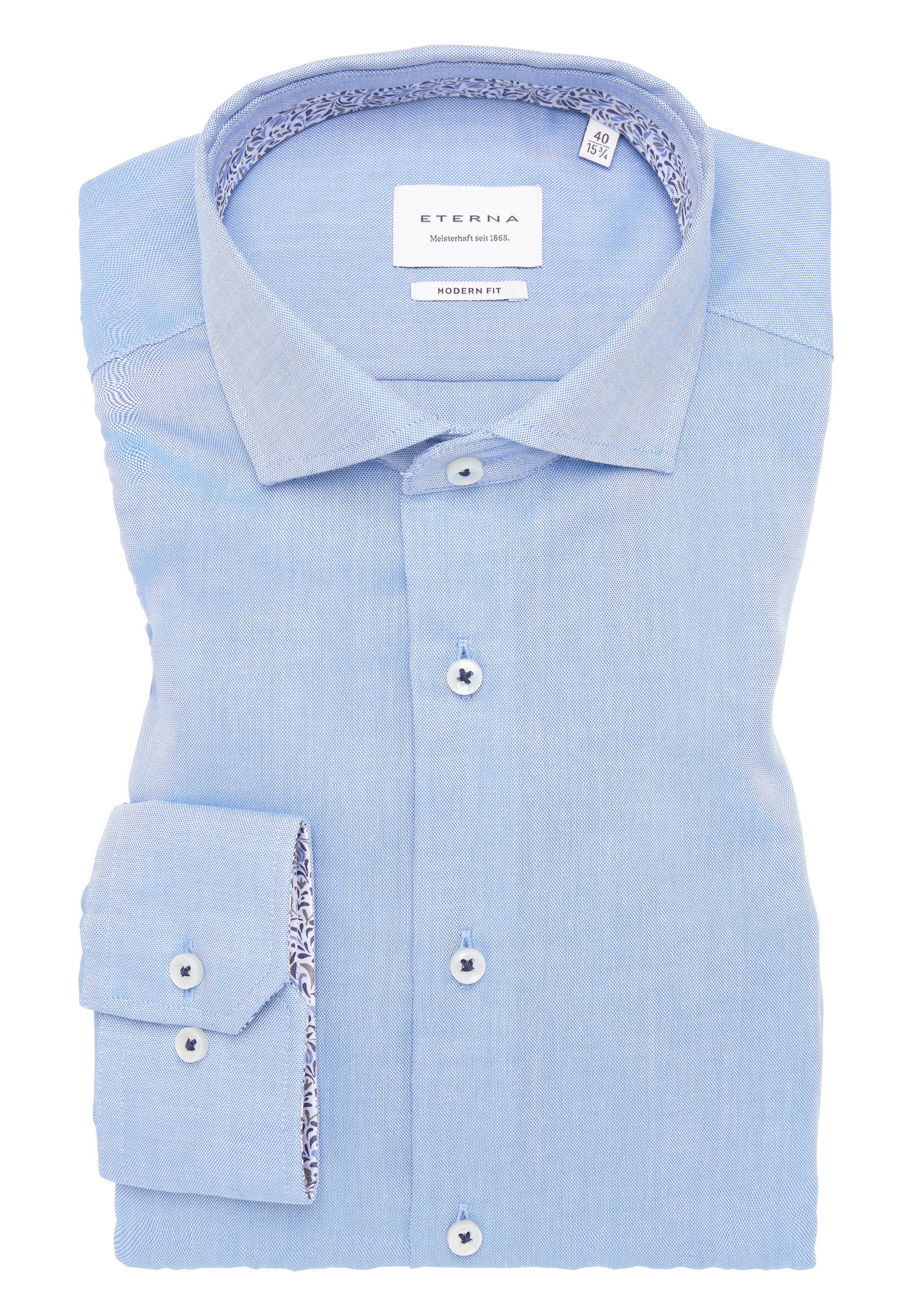 Eterna Langarmhemd »MODERN FIT«, NON IRON (bügelfrei)