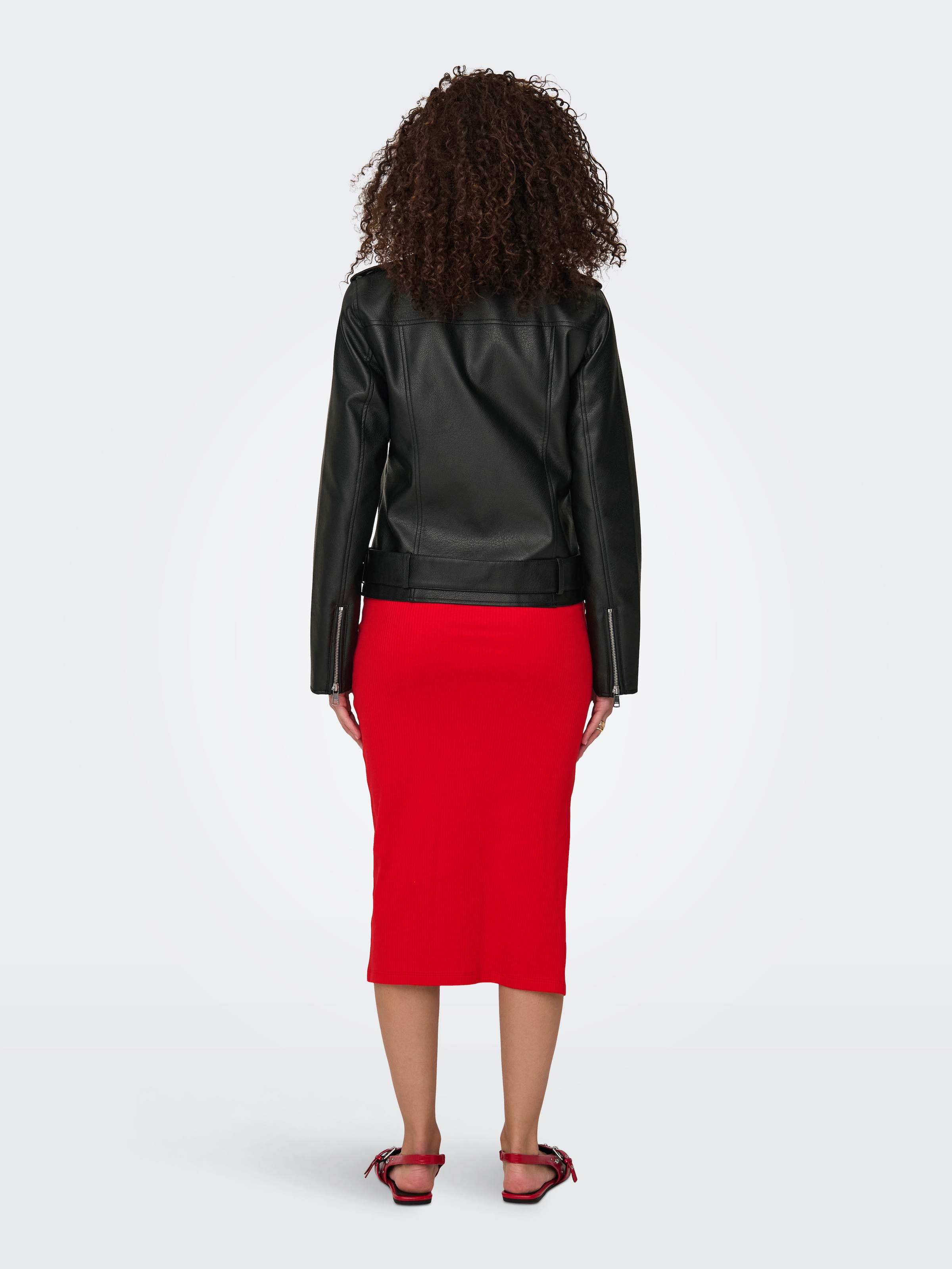 ONLY Veste en imitation cuir »ONLMILLE FAUX LEATHER BIKER JACKET OTW«