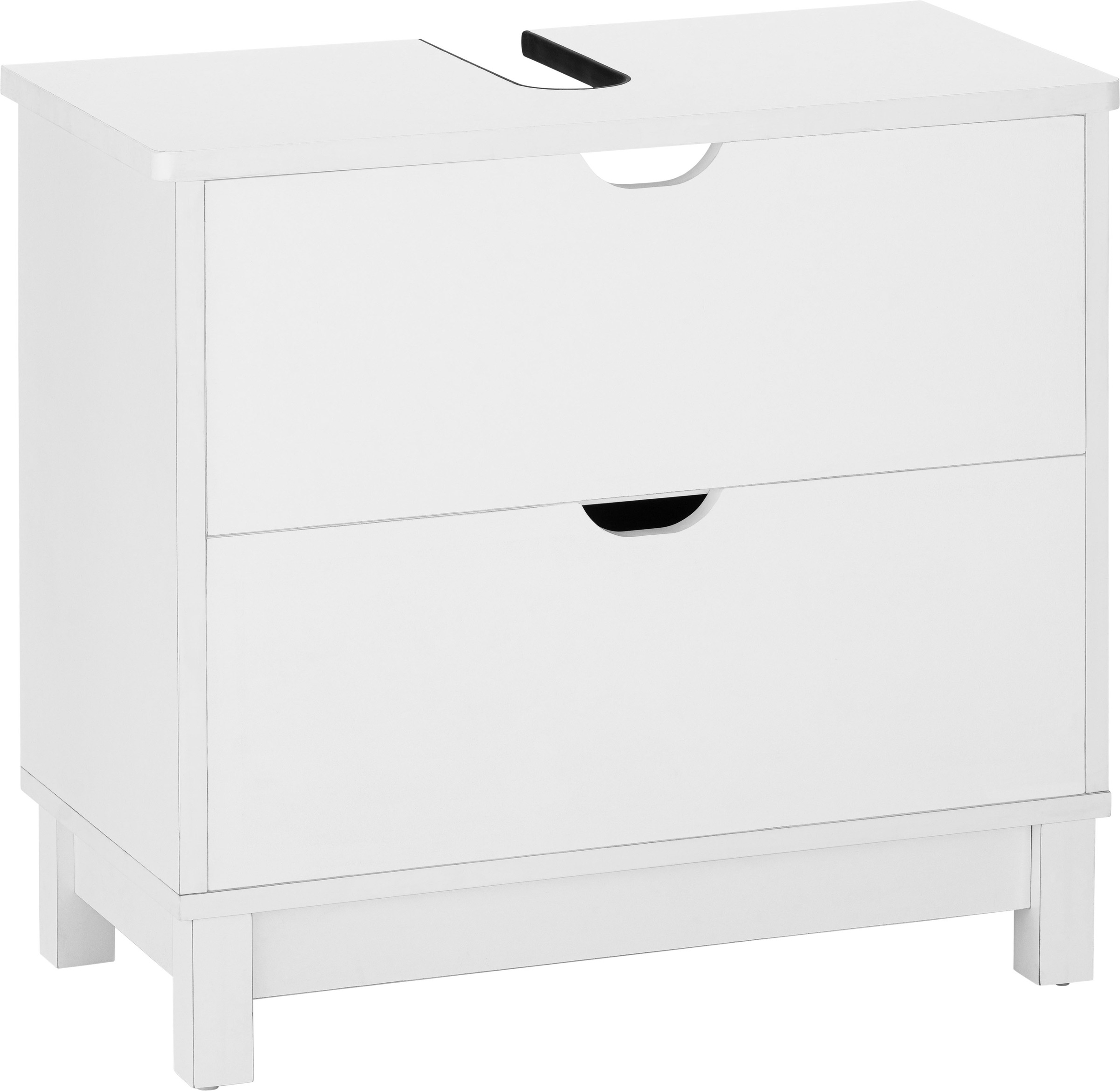 Image of my home Waschbeckenunterschrank »Posta«, mit 1 Klappe und 1 Schubkasten, eingefräste Griffmulden, Breite 60 cm, Höhe 55 cm bei Ackermann Versand Schweiz
