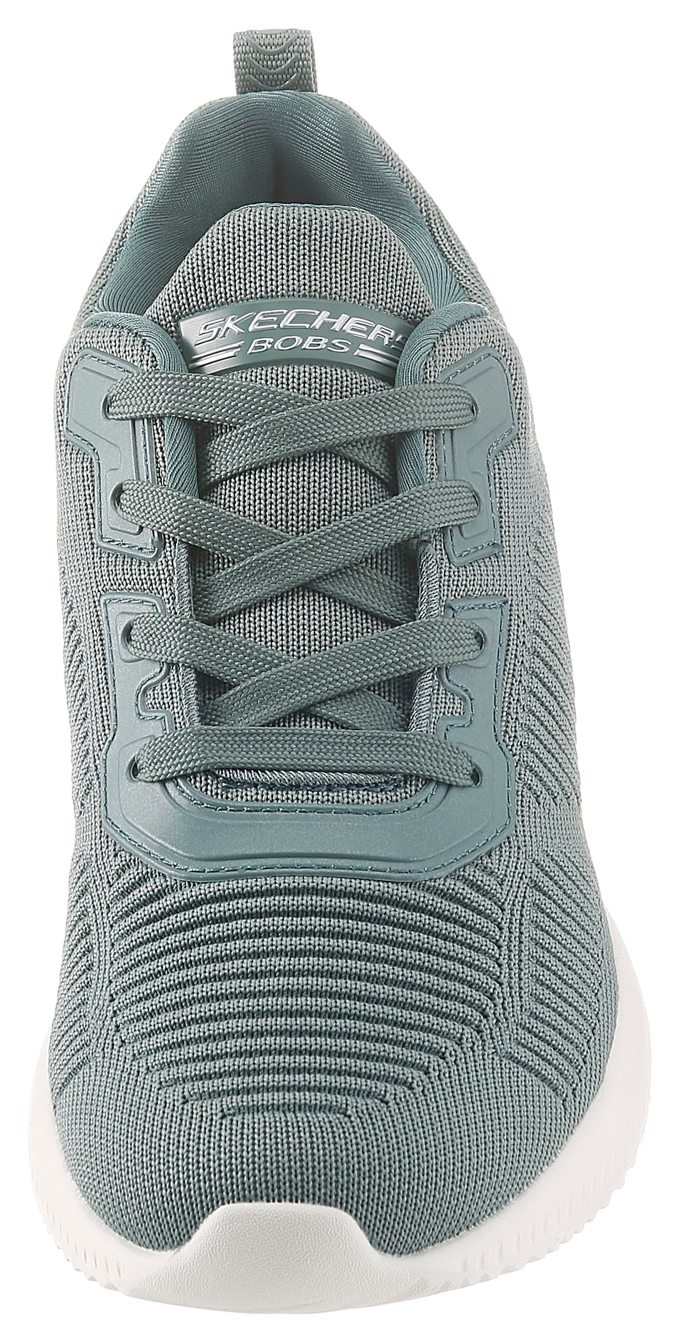 Skechers Sneaker »Bobs Squad - Tough Talk«, Freizeitschuh, Halbschuh, Schnürschuh mit Skech-Knit