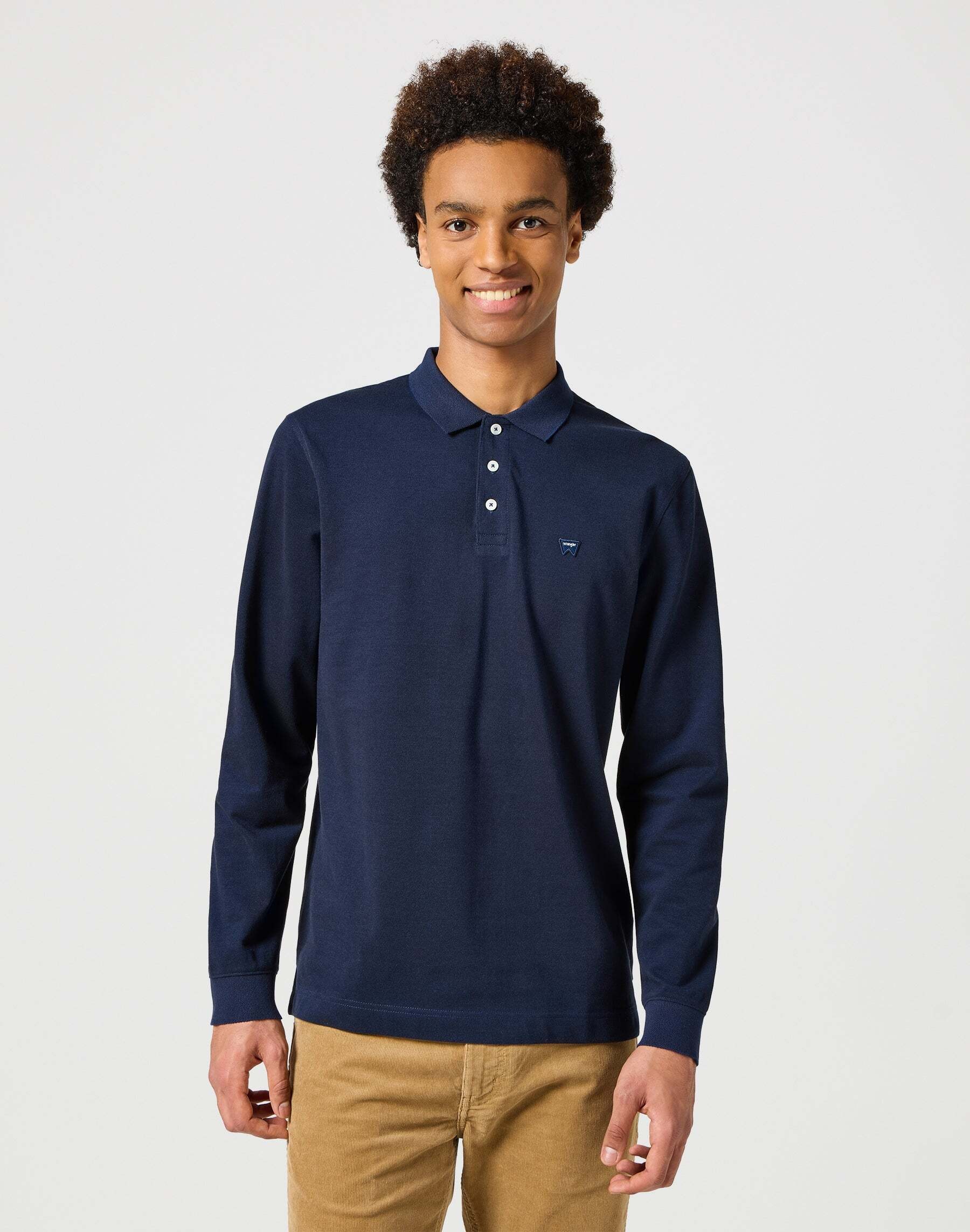 Langarm-Poloshirt »Wrangler Langarmpolo Longsleeves Refined Polo«