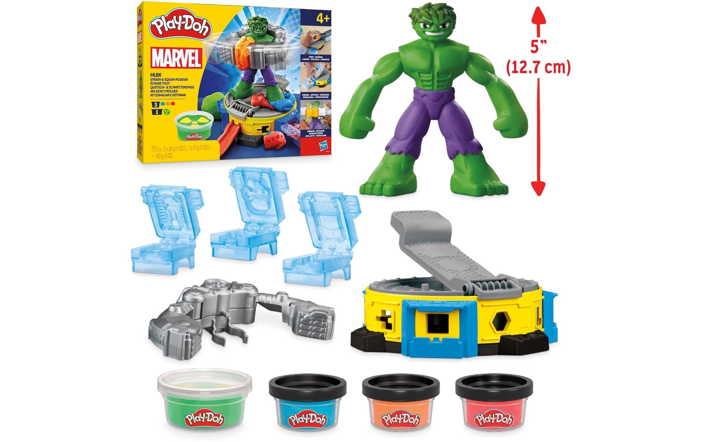 Play-Doh Knete »Marvel Hulk: Quetsch- und Schmetterspass«