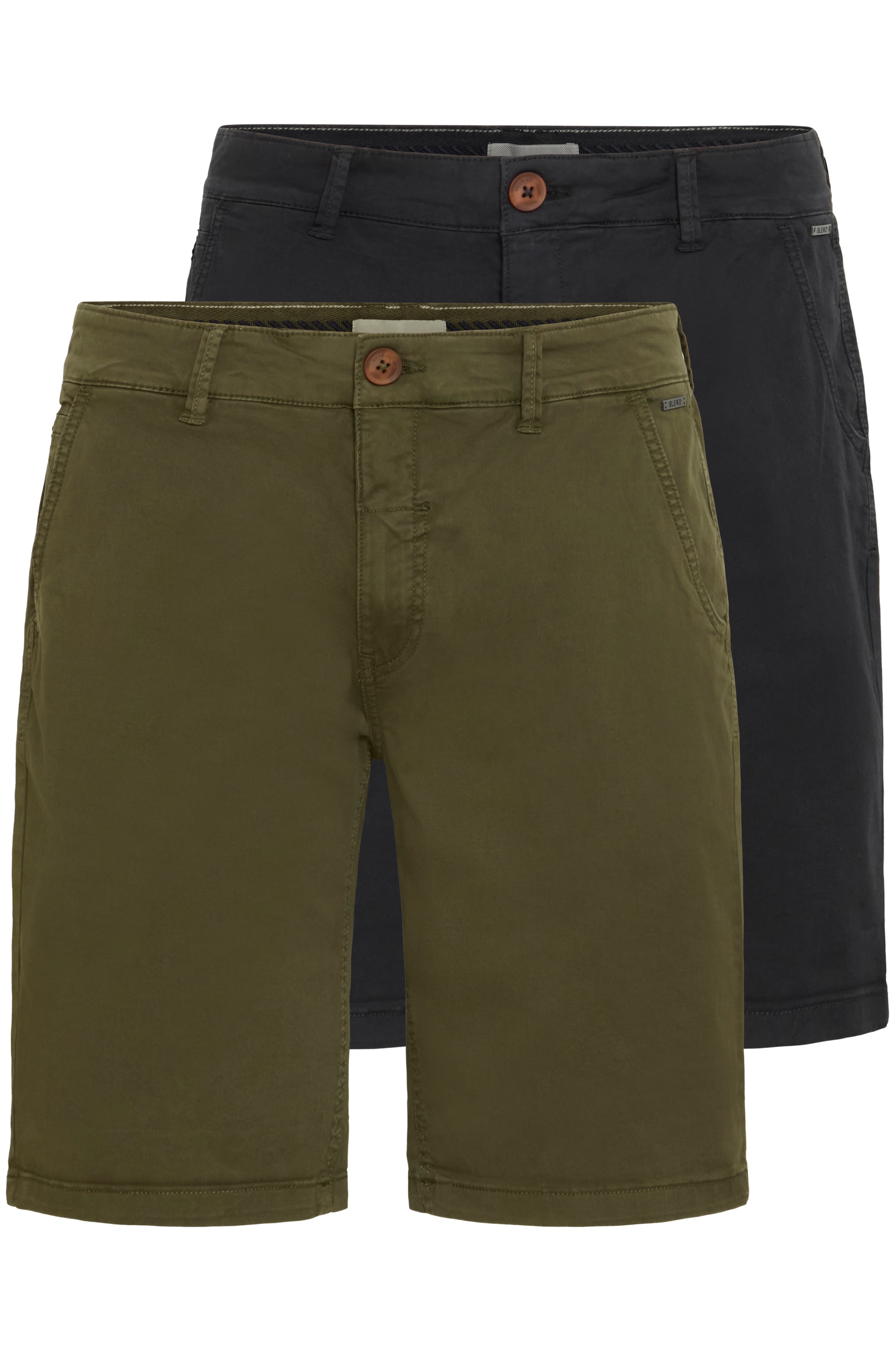 Image of Blend Shorts "BHMASON-shorts - 2pack" aus Baumwollmischung, mit elastischer Passform