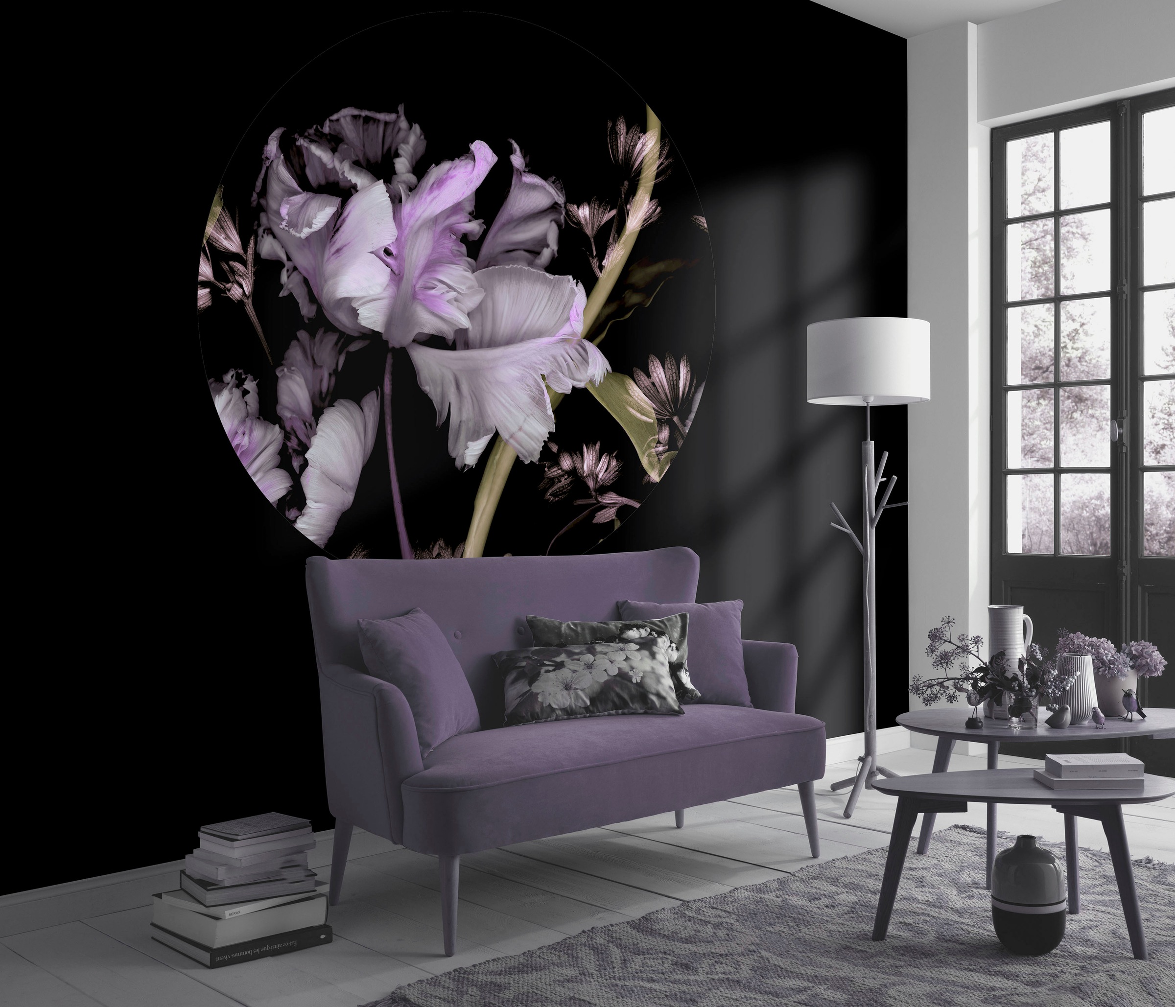 Image of Fashion for walls Fototapete "Tiao Hua" floral glatt Phthalate frei