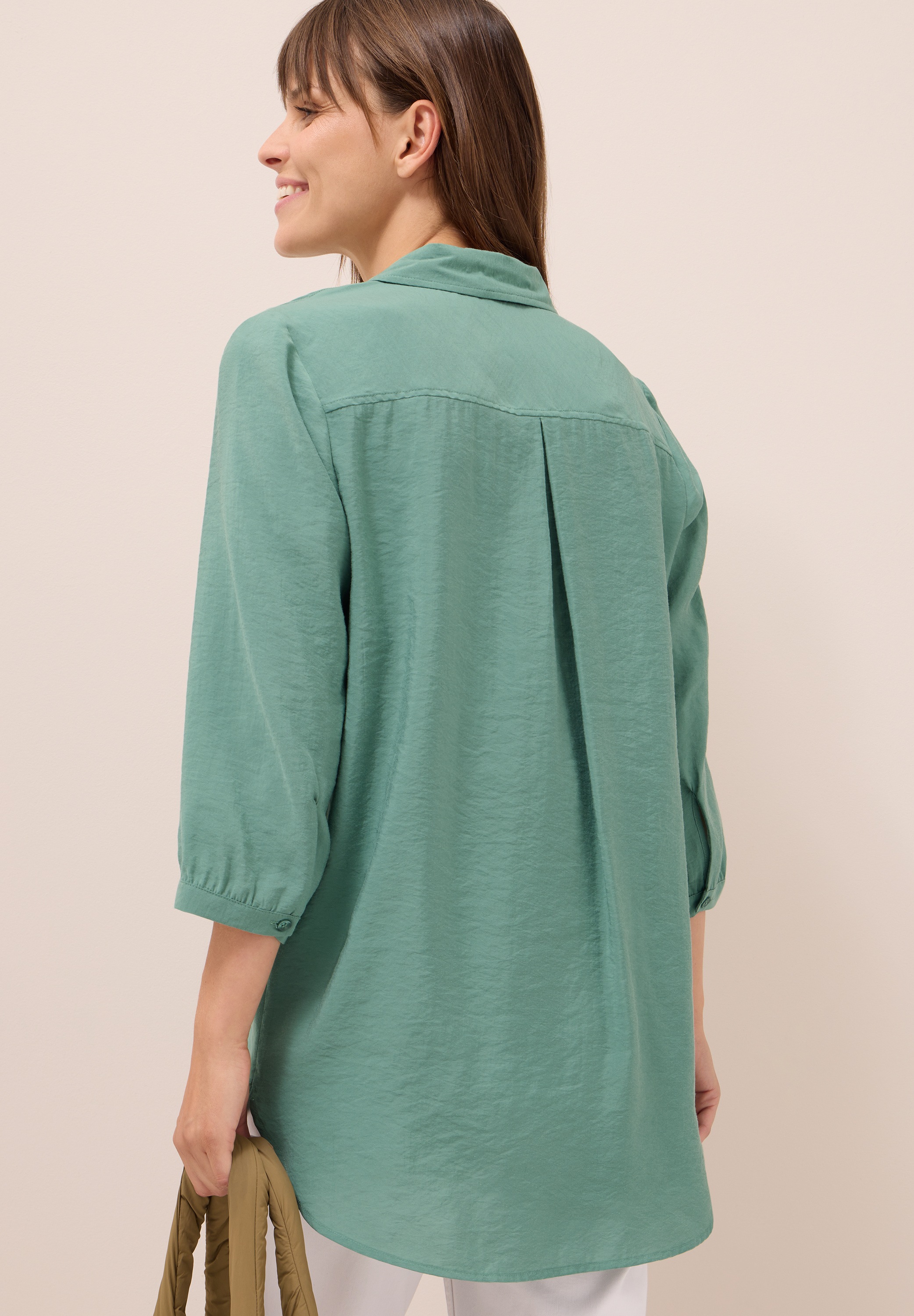Cecil Klassische Bluse, mit abgerundetem Saum