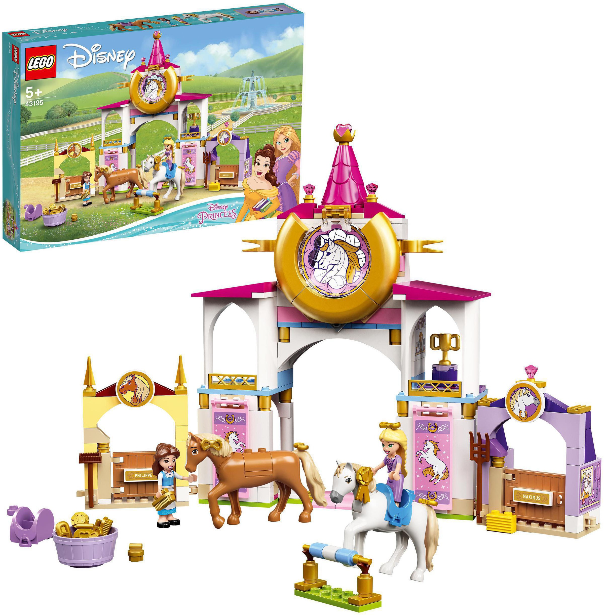 Image of LEGO® Konstruktionsspielsteine »Belles und Rapunzels königliche Ställe (43195), LEGO® Disney Princess™«, (239 St.) bei Ackermann Versand Schweiz