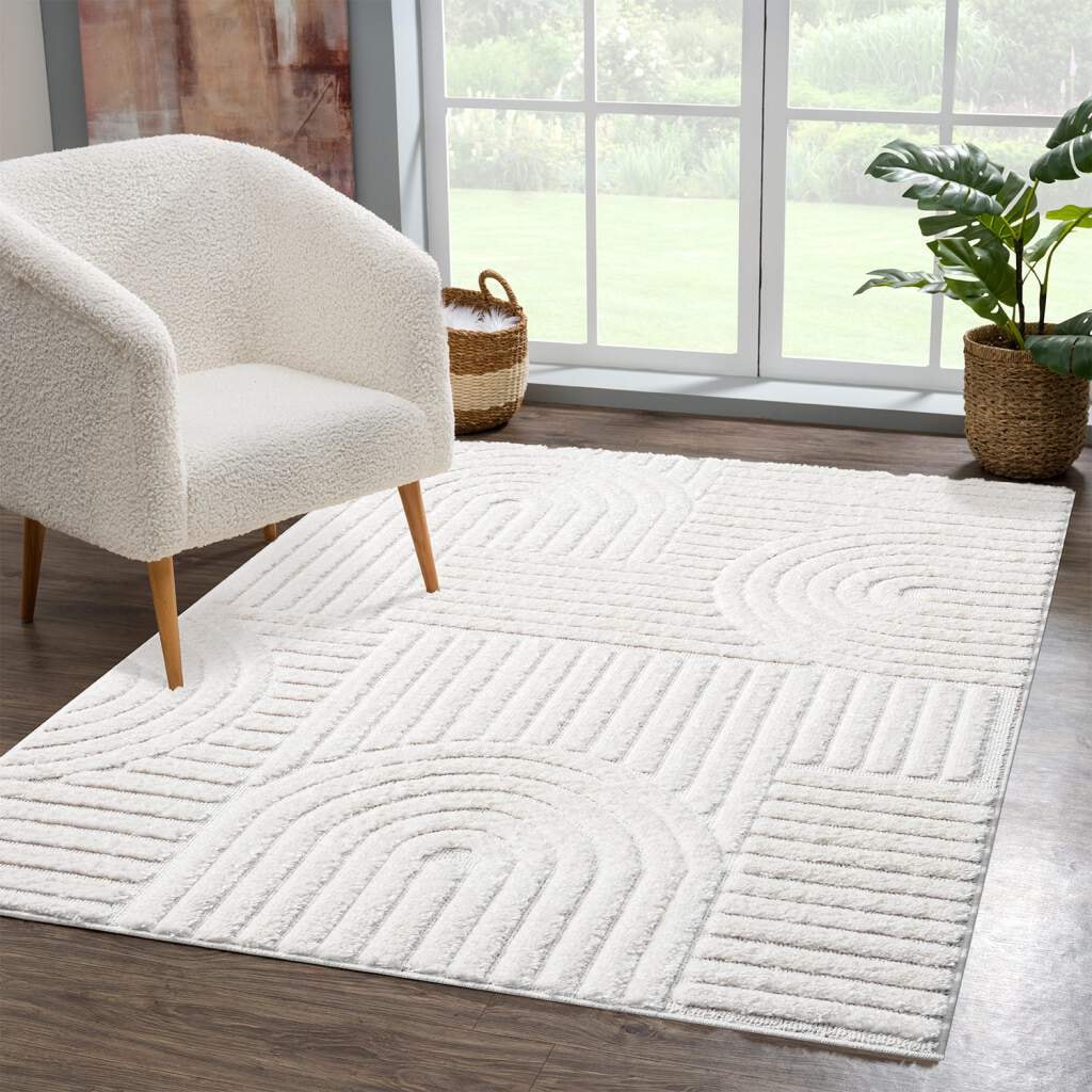 Image of Carpet City Designteppich "FOCUS765" rechteckig 20 mm Höhe Boho-Design, Hochtief-Muster/ 3D-Effekt, Skandinavisch, Wohnzimmer