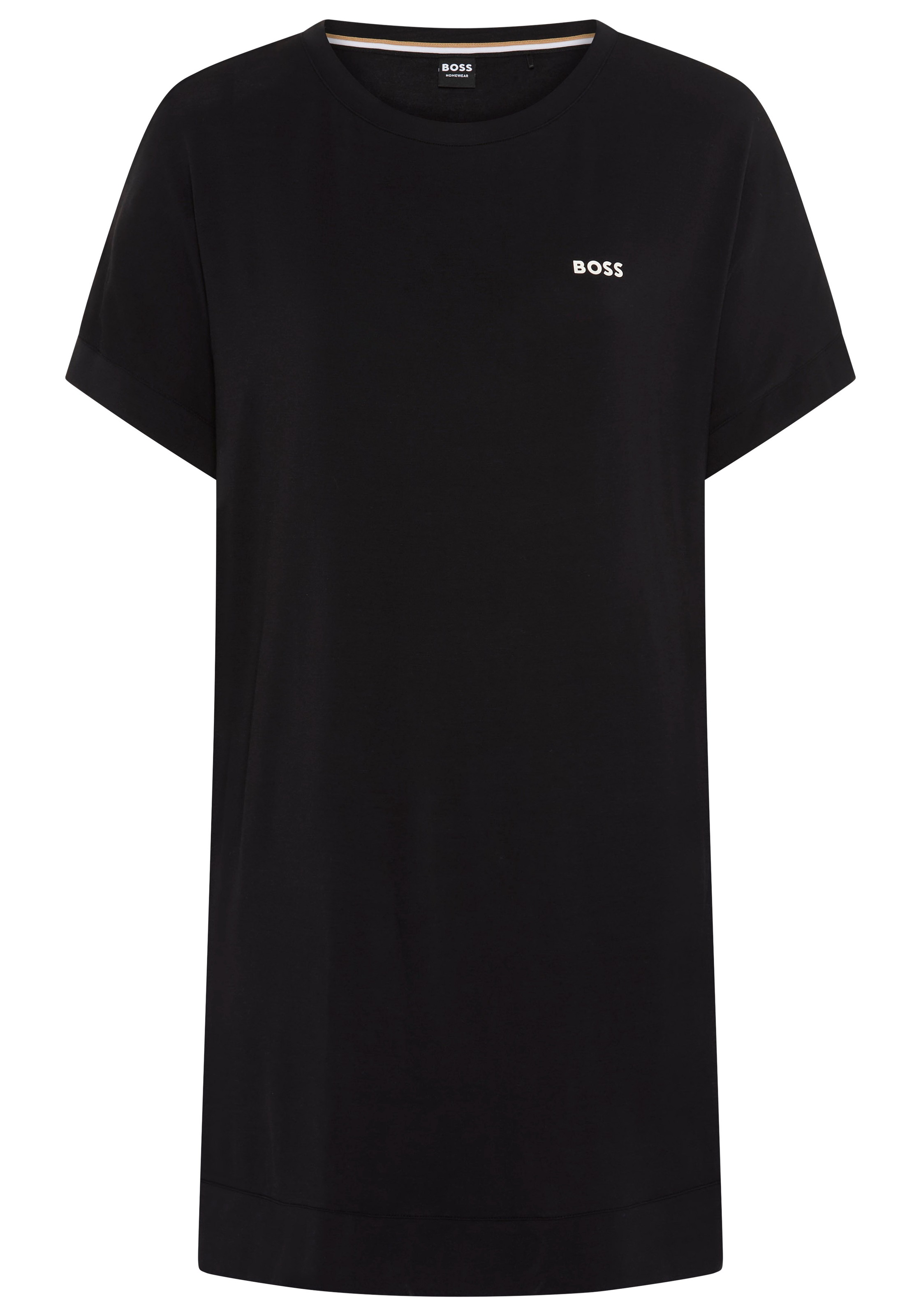 BOSS Nachthemd »Element_Nightie« Ohne Taschen aus Stretch-Jersey mit Logo-Print