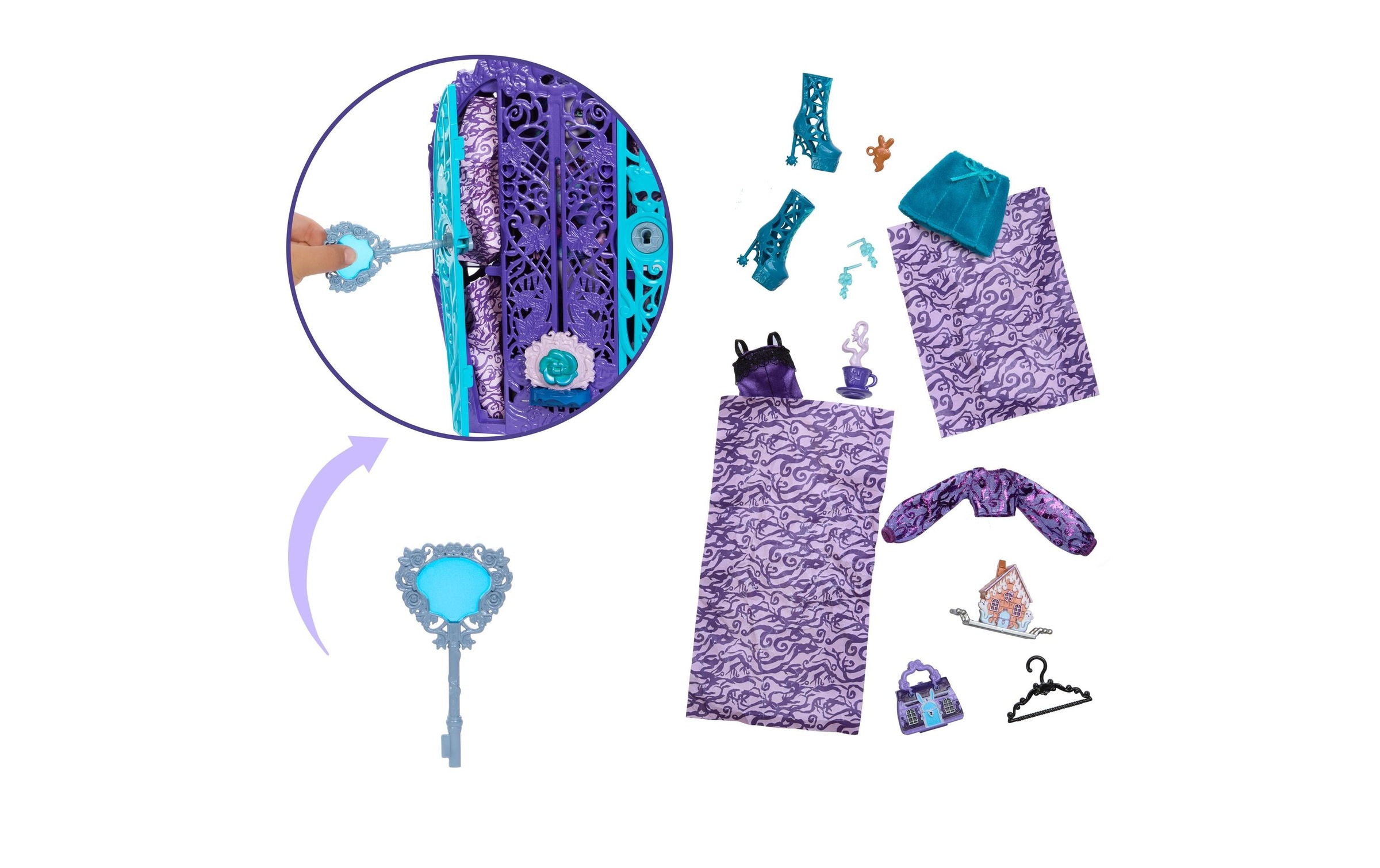 MonsterHigh™ Anziehpuppe »Verborgene Schätze Mysteries Twyla«