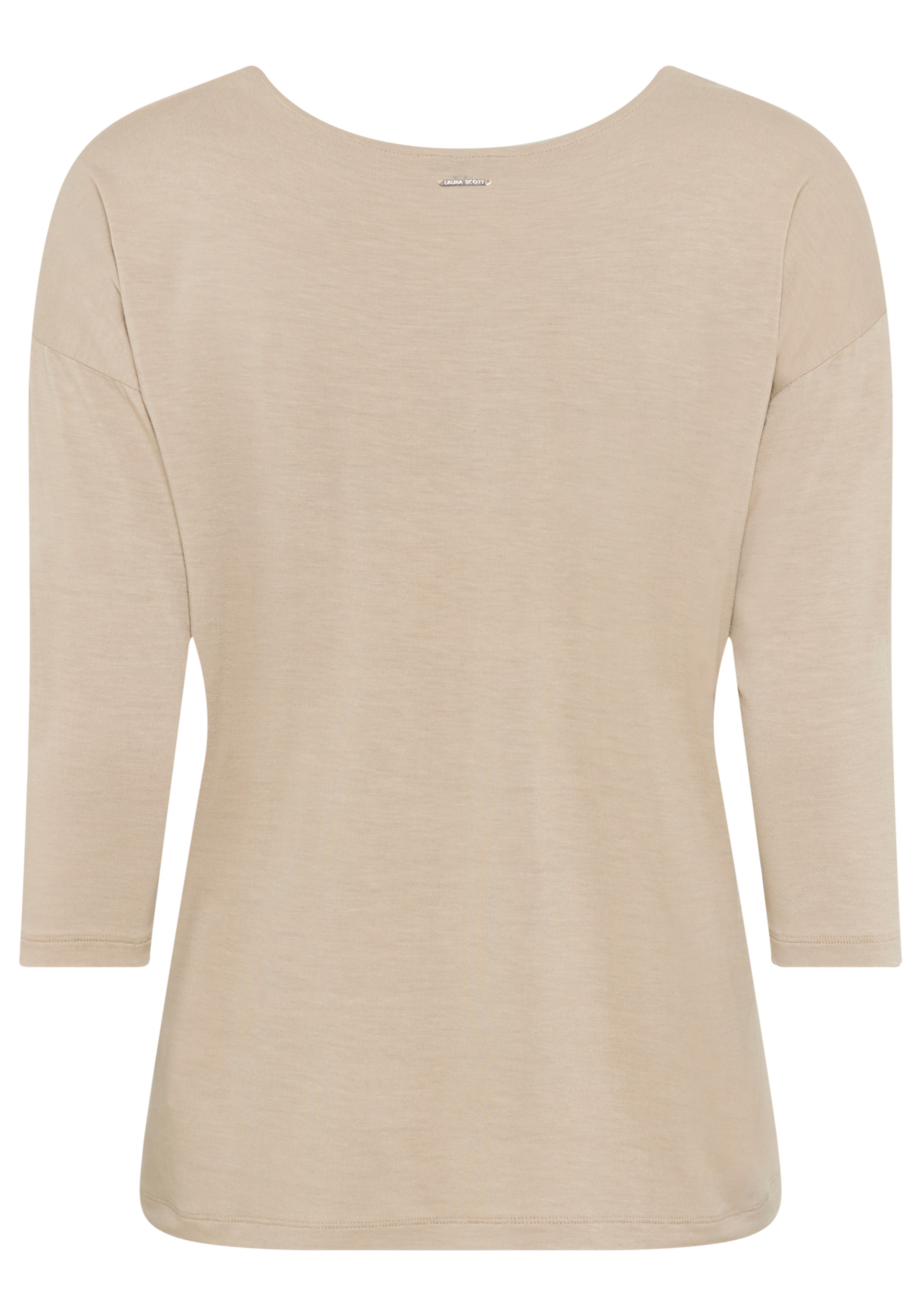 Laura Scott Shirtbluse, im Materialmix mit Folienprint - NEUE FARBEN