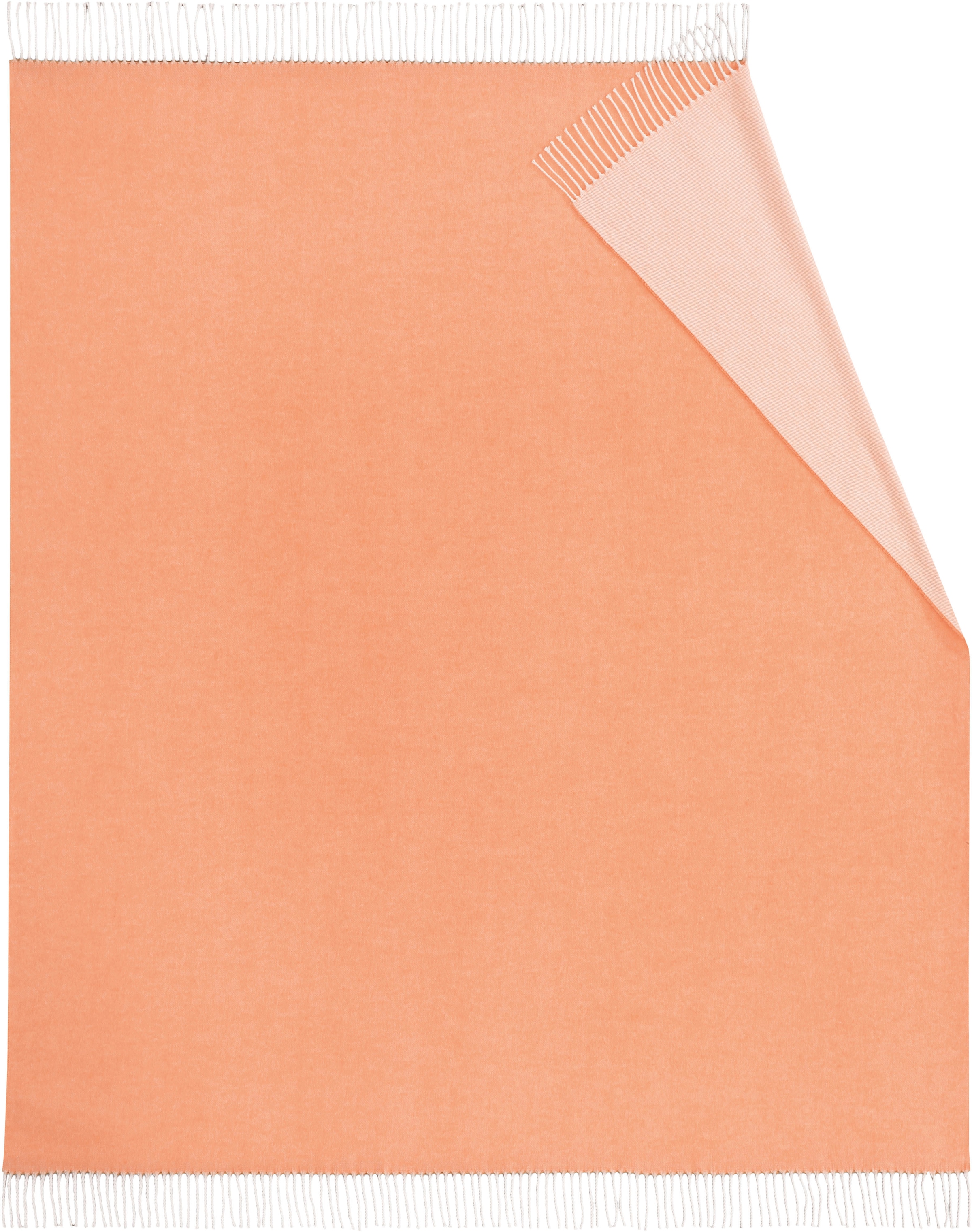 Biederlack Plaid »Twill«, mit frischen Uni-Farben, Kuscheldecke