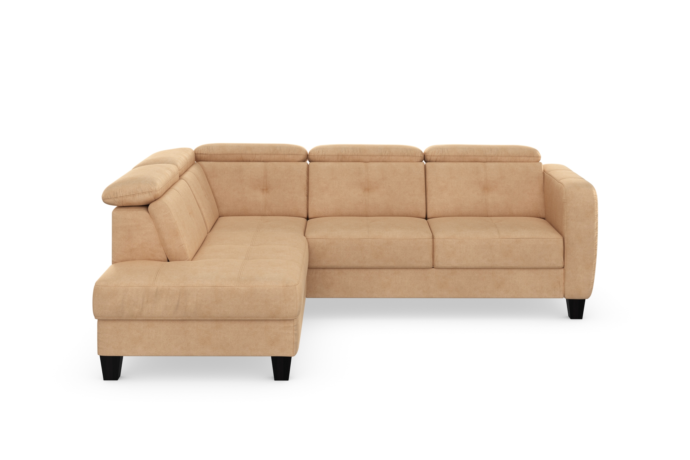 sit&more Canapé d'angle »Belluci L-Form« inklusive Federkern, wahlweise mit Bettfunktion und Bettkasten