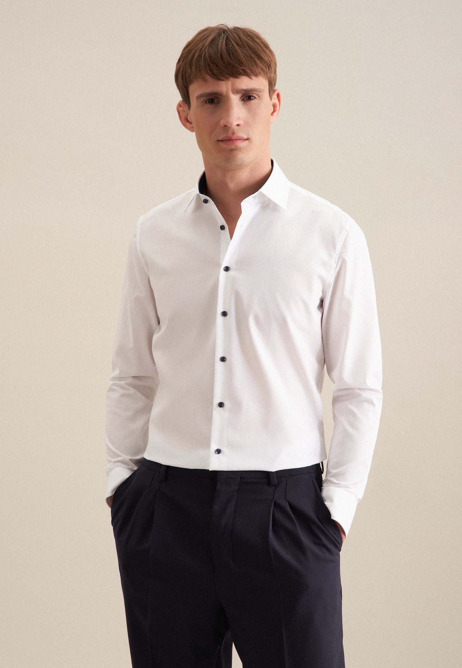 seidensticker Businesshemd »Schwarze Rose«, Uni