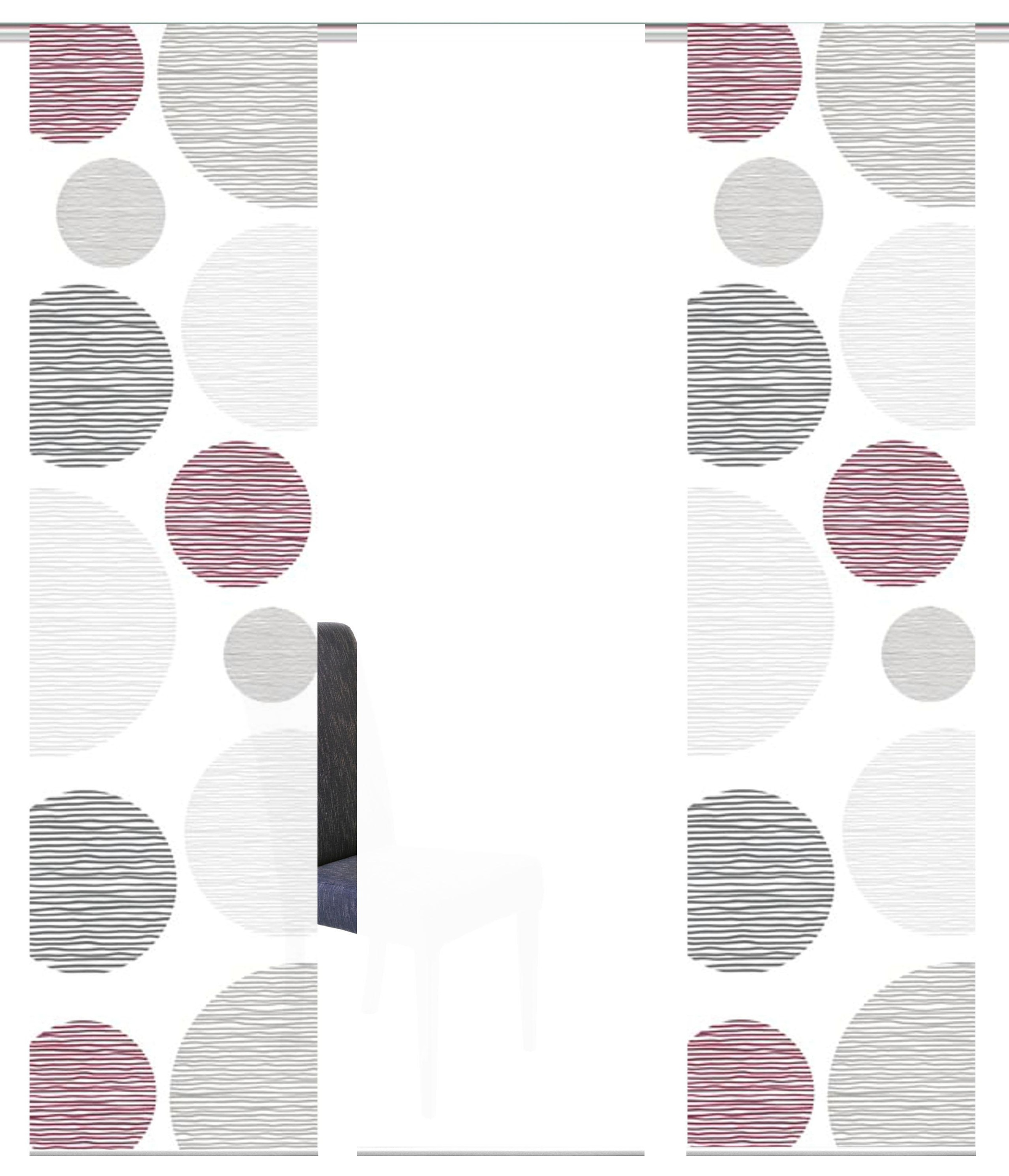 Image of HOME WOHNIDEEN Schiebegardine »CIRQUE«, (3 St.), HxB: 245x60 bei Ackermann Versand Schweiz