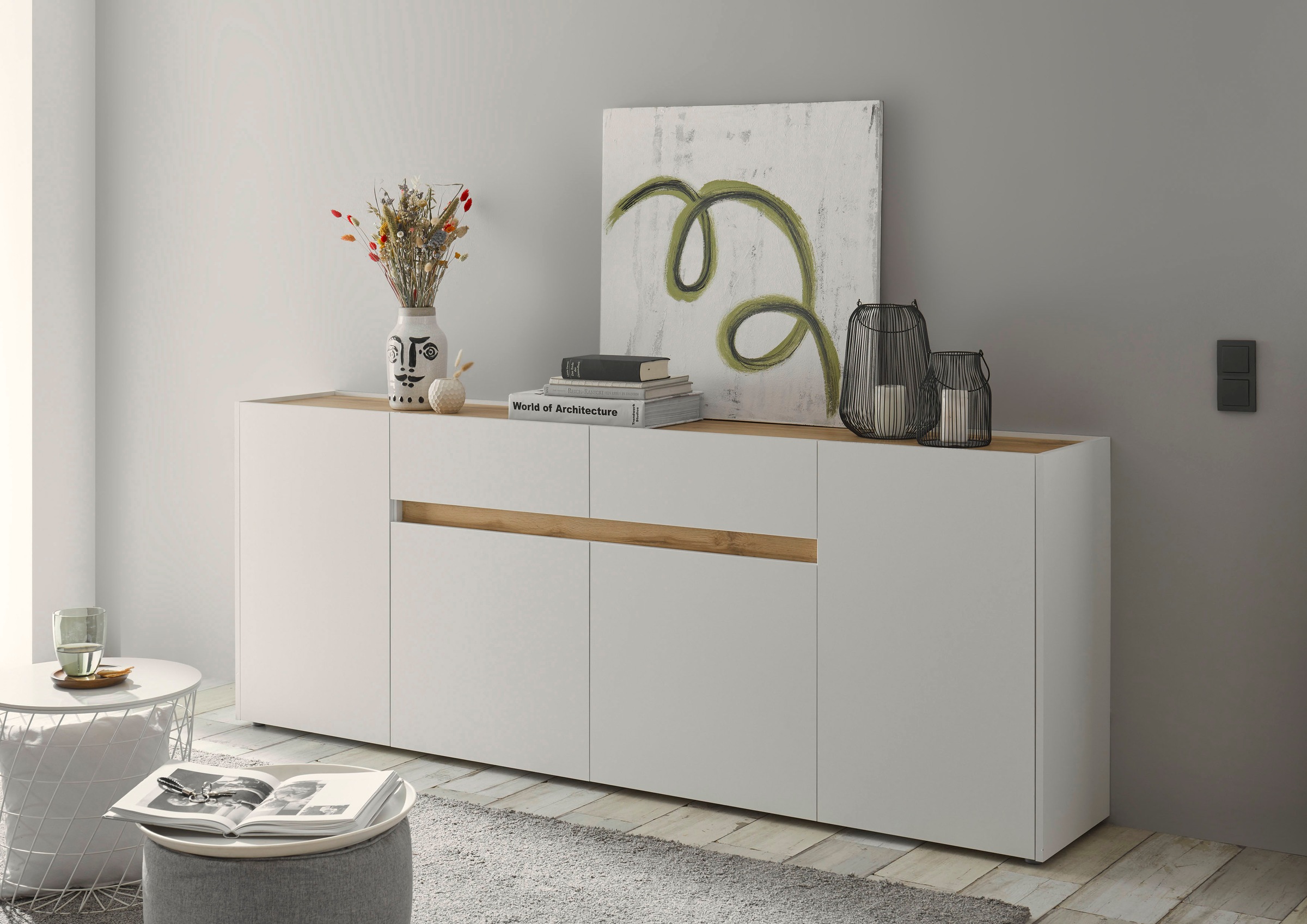 Image of Home affaire Sideboard "City/Giron, moderner Schrank, Kommode, Stauraumschrank" zeitlos, modern, ausreichend Stauraum, vielseitig einsetzbar