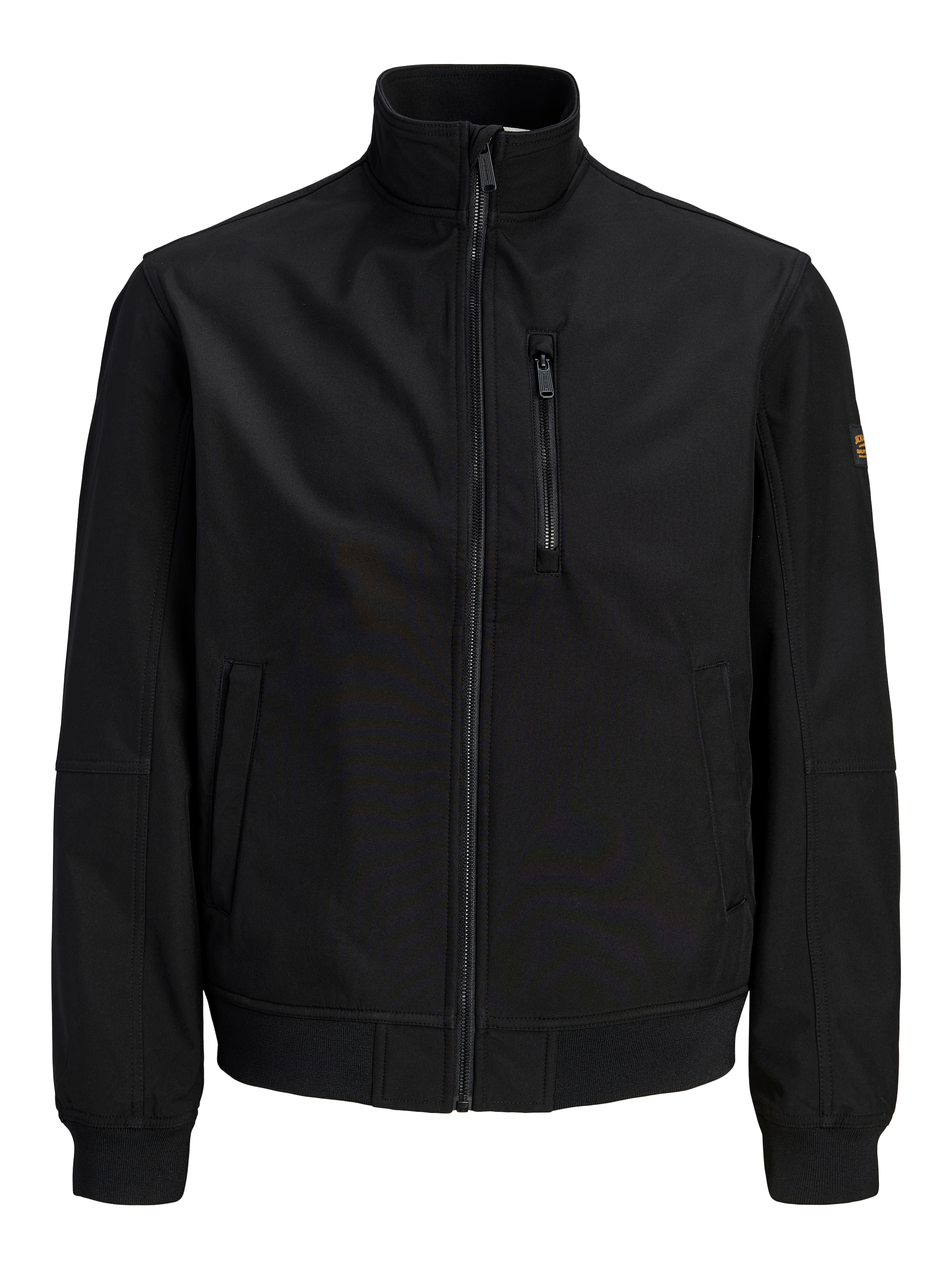 Jack & Jones Veste softshell »JJELIAM SOFTSHELL BOMBER NOOS« fibre synthétique, coupe régulière