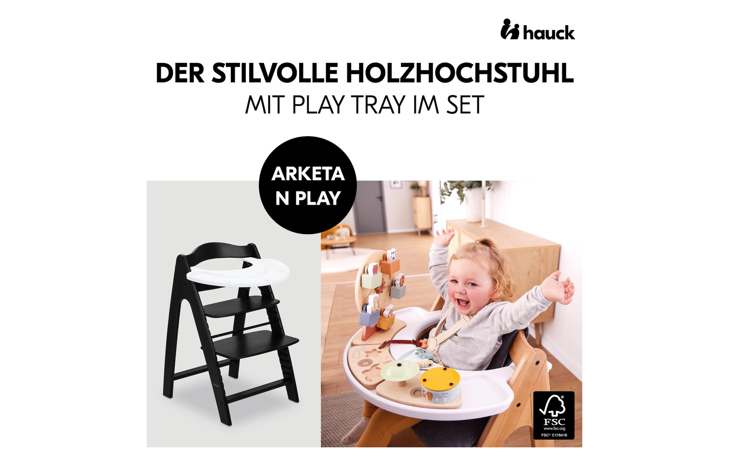 Hauck Hochstuhl »Arketa N Play«