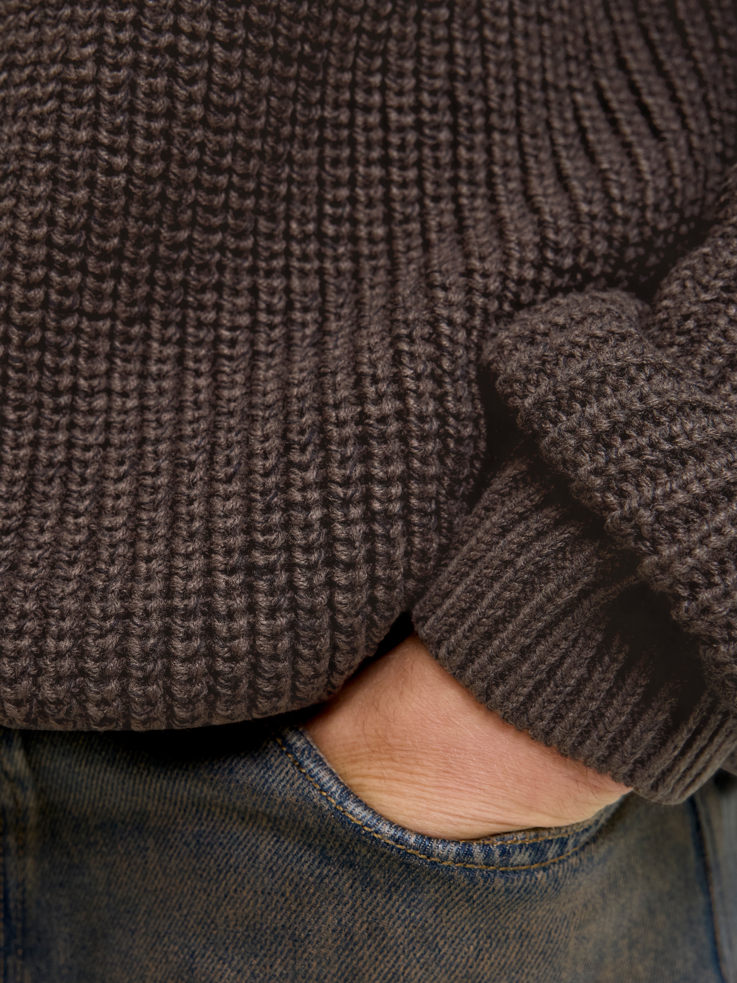 Jack & Jones Pull à col roulé »JORBLEECKER KNIT ROLL NECK BF«