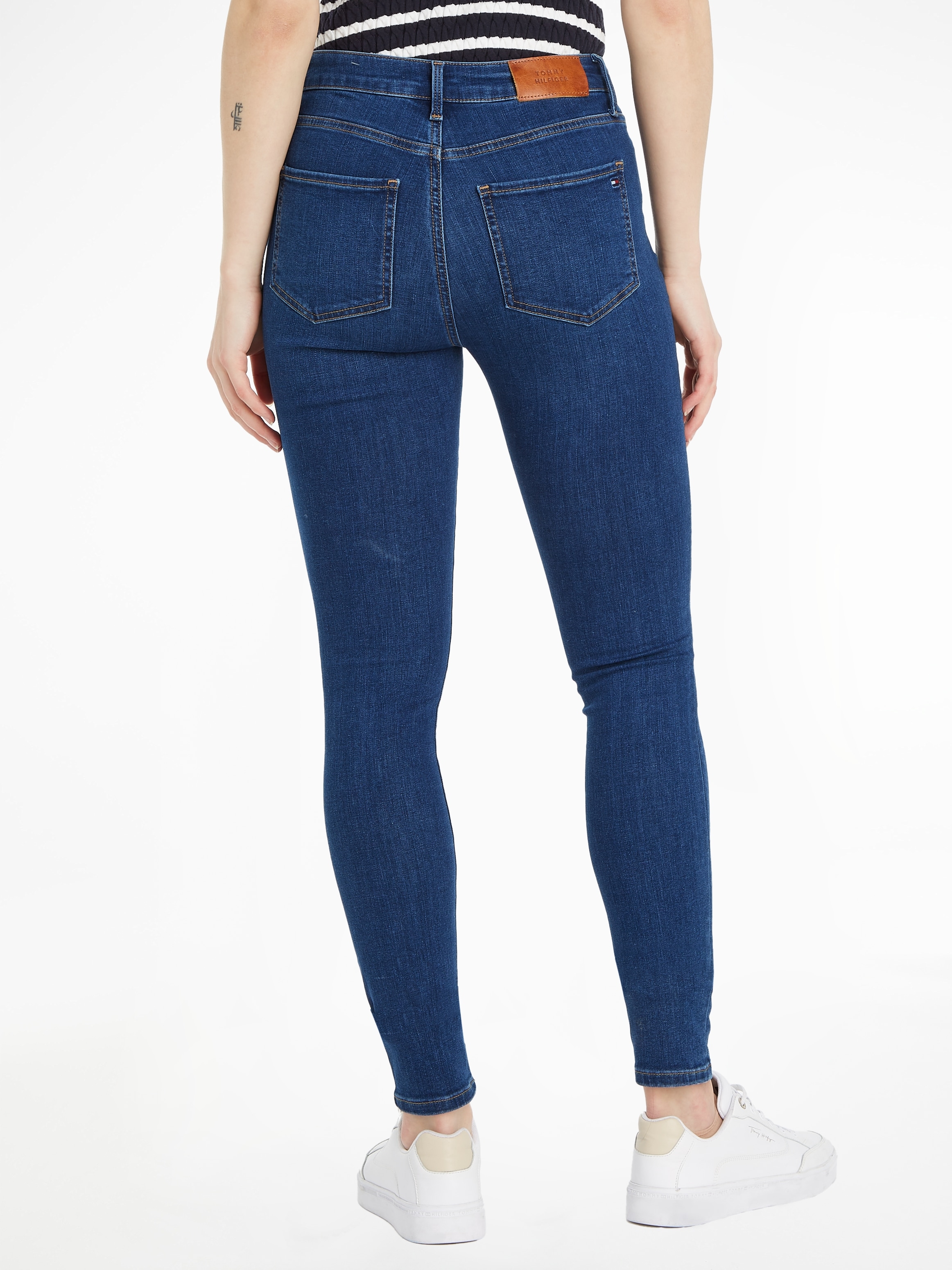 »TH Hilfiger ♕ Tommy SKINNY U HW FLEX KAI«, blauer kaufen versandkostenfrei Waschung HARLEM Skinny-fit-Jeans in