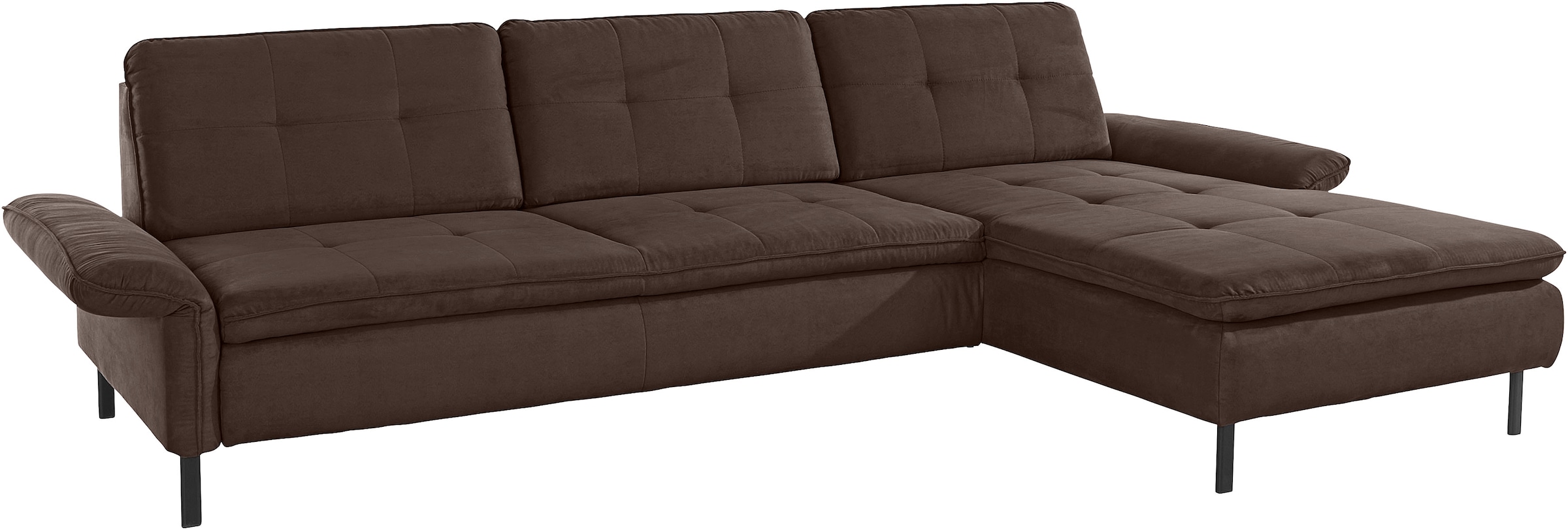 INOSIGN Ecksofa »Birkholm L-Form« Armlehnverstellung, auch in Easy Clean Bezug - mit Wasser zu reinigen