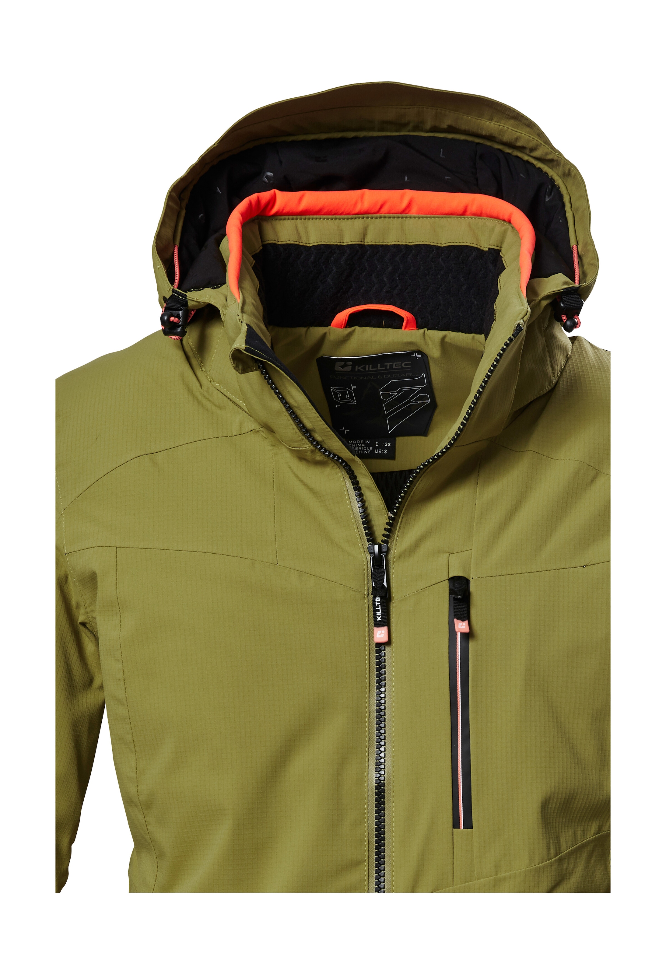 Killtec Veste de ski »KSW 36 WMN SKI JCKT« veste femme imperméable avec capuche amovible et pare-neige