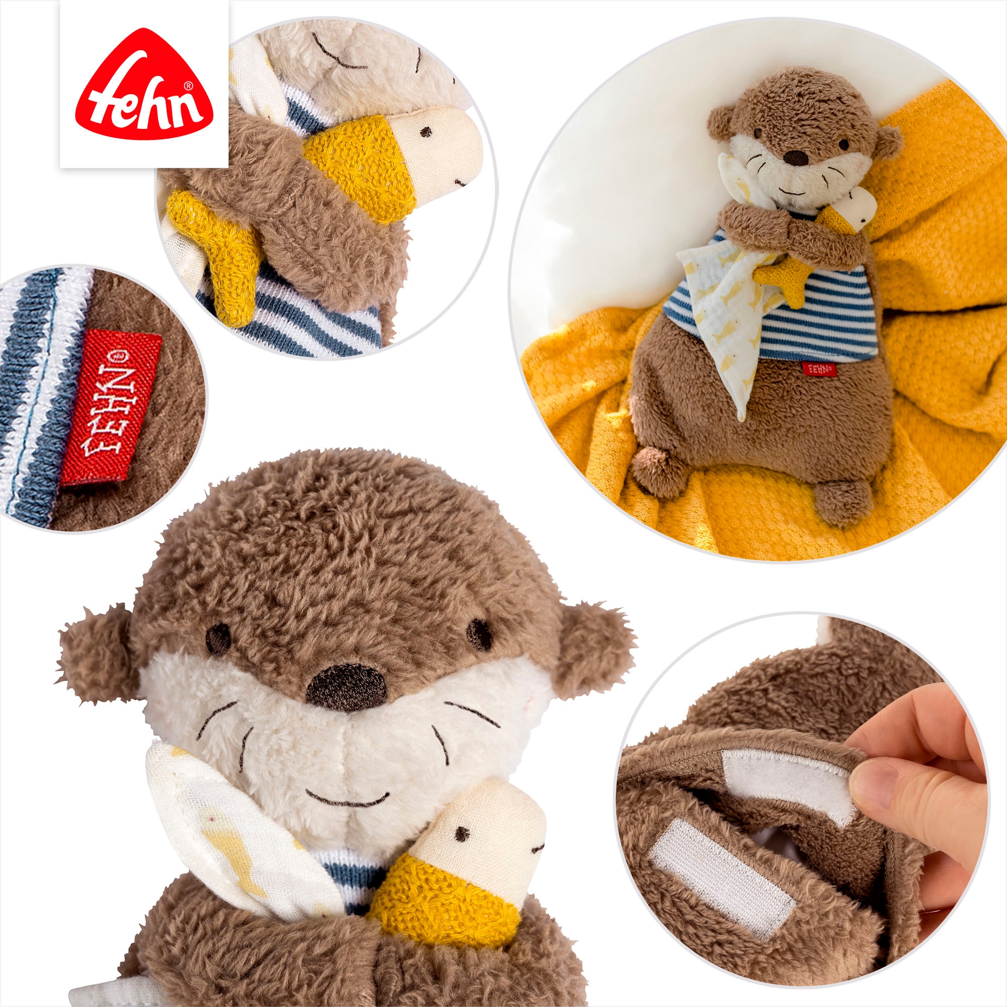 Fehn Coussin chauffant »Otter Theo« mit entnehmbarem Wärme- / Kältesäckchen