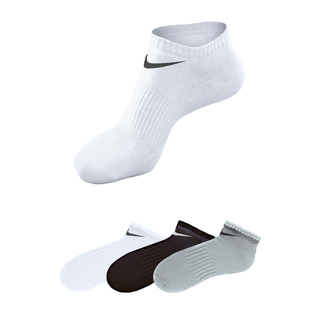 Nike Sneakersocken, (3 Paar), mit Mittelfussgummi