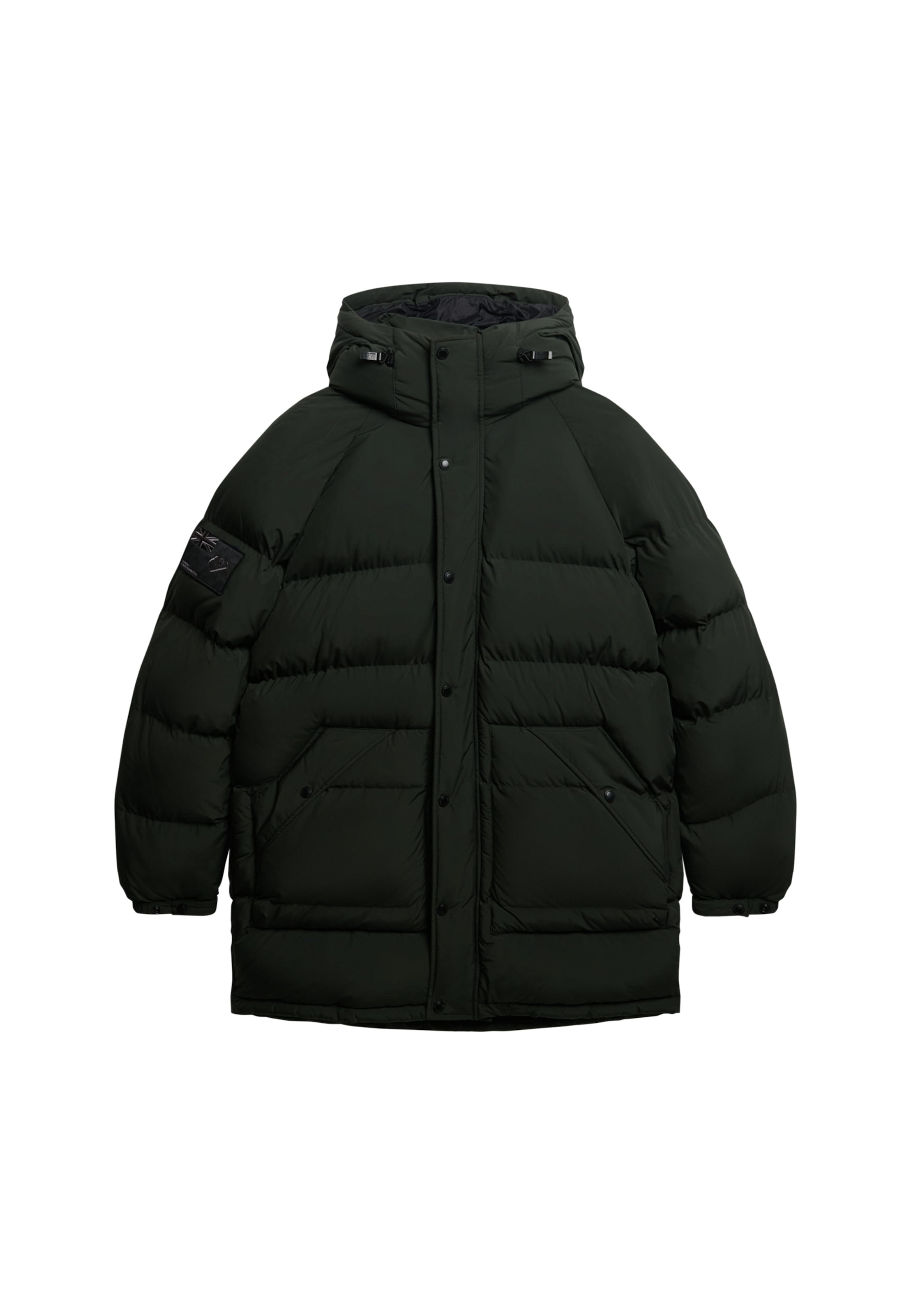 Superdry Steppjacke »XPD LONGLINE BAFFLE PARKA«, mit Kapuze